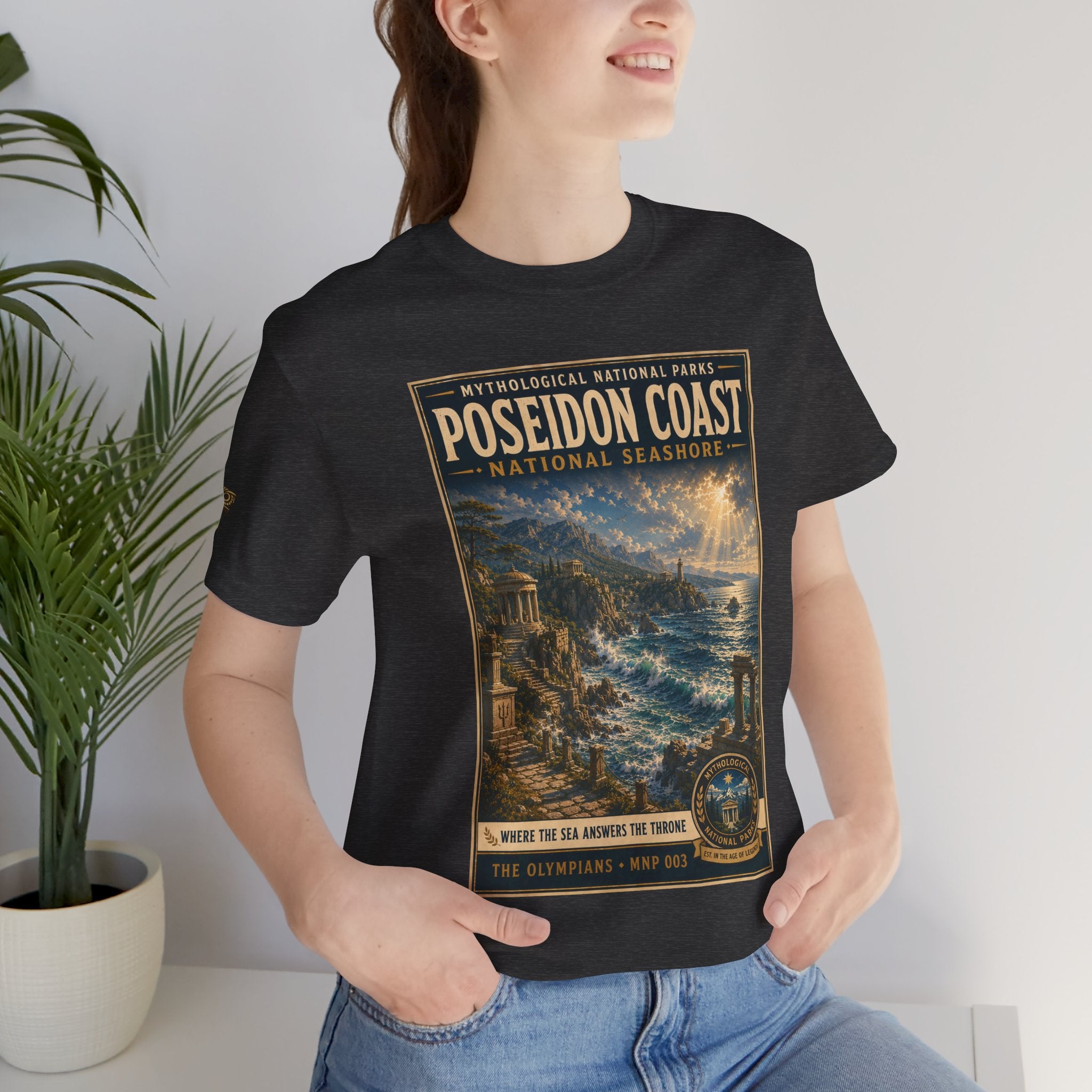 Mythological National Parks Collection I- #003-007 - The Olympians | Vintage nature poster Tee | Mythological National Parks graphic shirt
