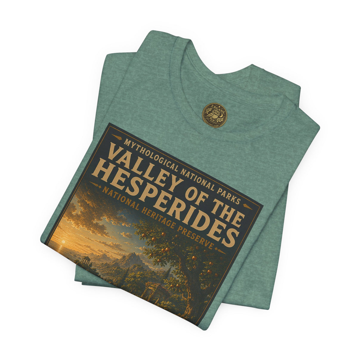 Mythological National Parks COLLECTION V- #047-050 TITANS & PRIMORDIAL REALMS | Vintage nature poster Tee | Mythological National Parks graphic shirt