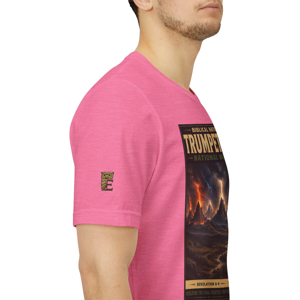 Biblical National Parks Collection X- #058/061 - Revelation: The Final Frontier | Revelation 8-9 | Vintage nature poster Tee | Biblical national parks graphic shirt