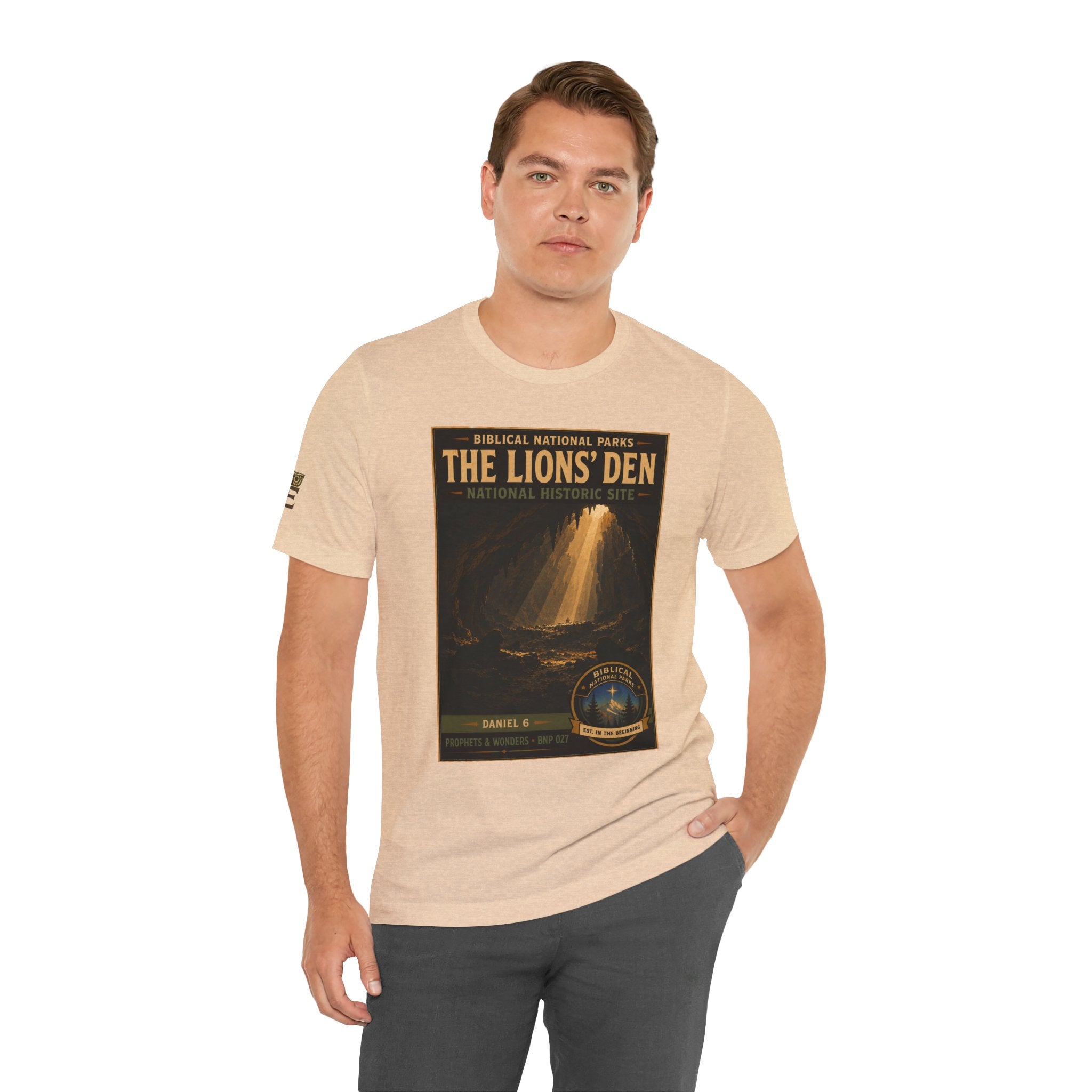 Biblical National Parks Collection V- Prophets & Wonders #027/030 Daniel 6 | Vintage nature poster Tee | Biblical national parks graphic shirt
