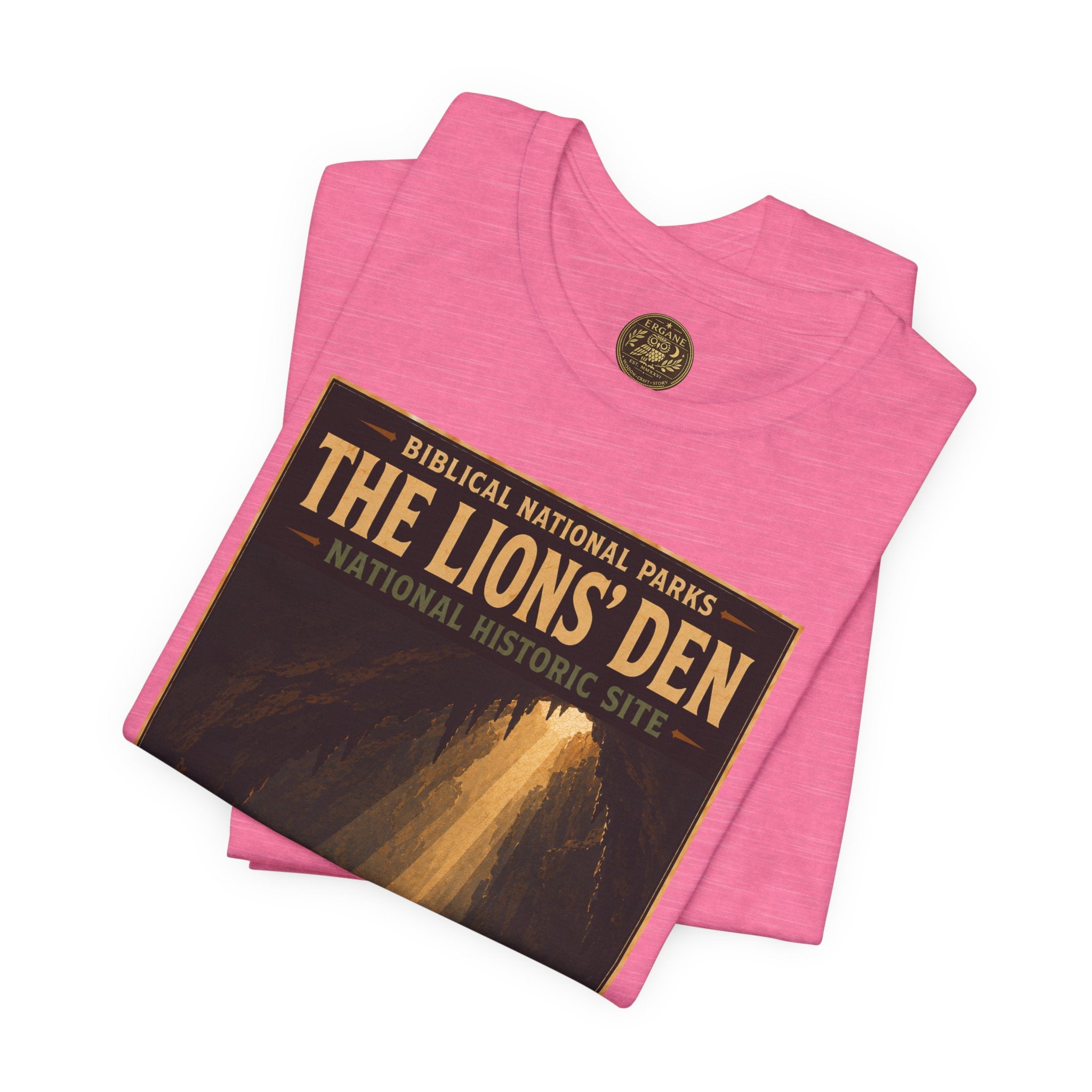 Biblical National Parks Collection V- Prophets & Wonders #027/030 Daniel 6 | Vintage nature poster Tee | Biblical national parks graphic shirt
