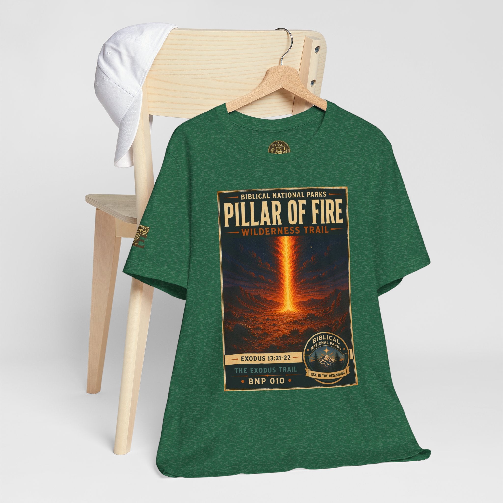Biblical National Parks Collection II- The Exodus Trail #010/013 Exodus 13: 21-22 | Vintage nature poster Tee | Biblical national parks graphic shirt