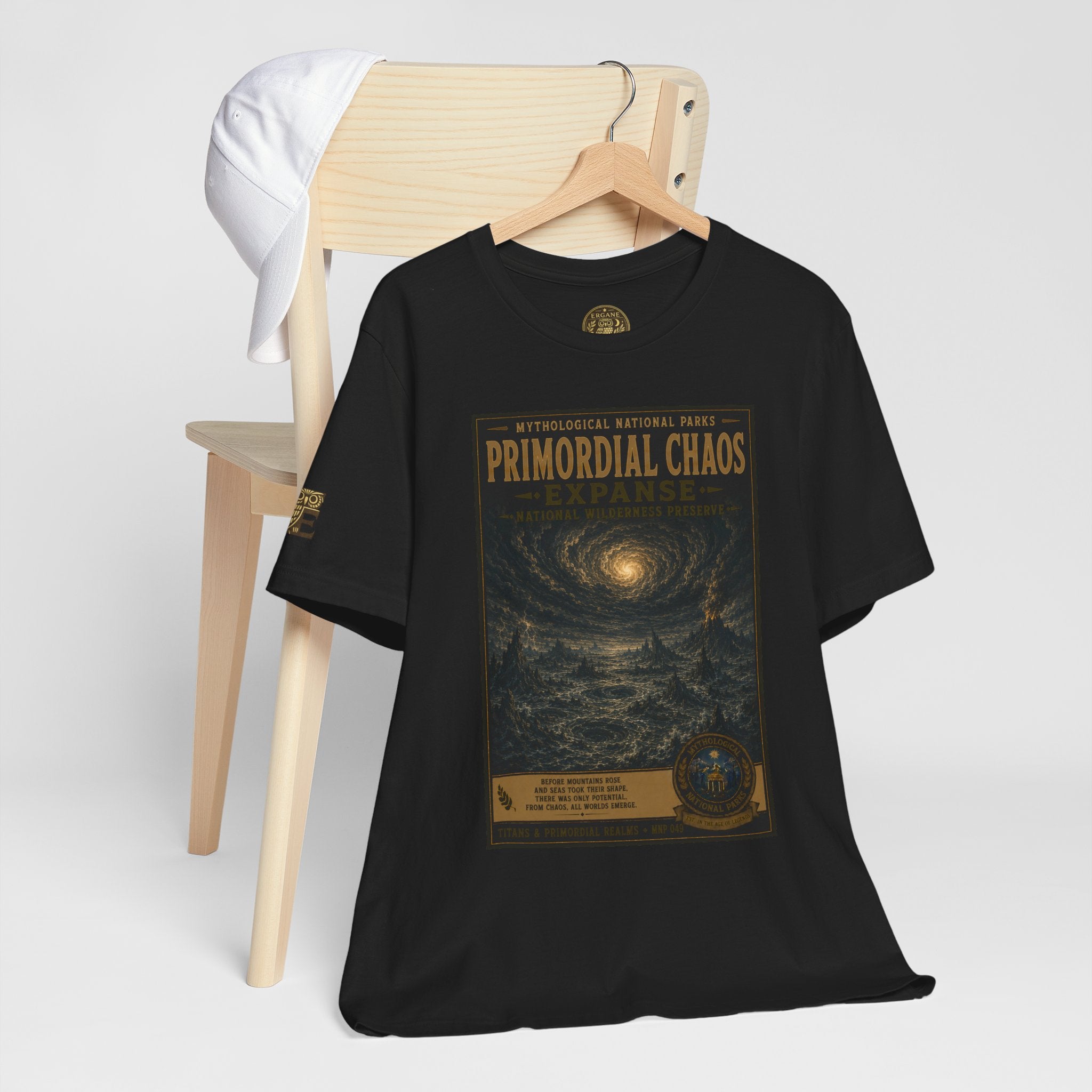 Mythological National Parks COLLECTION V- #049-050 TITANS & PRIMORDIAL REALMS | Vintage nature poster Tee | Mythological National Parks graphic shirt