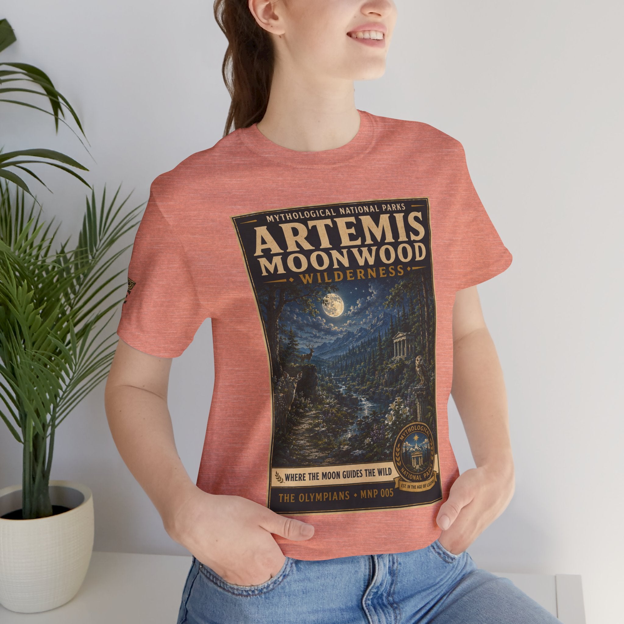 Mythological National Parks Collection I- #005-007 -The Olympians | Vintage nature poster Tee | Mythological National Parks graphic shirt
