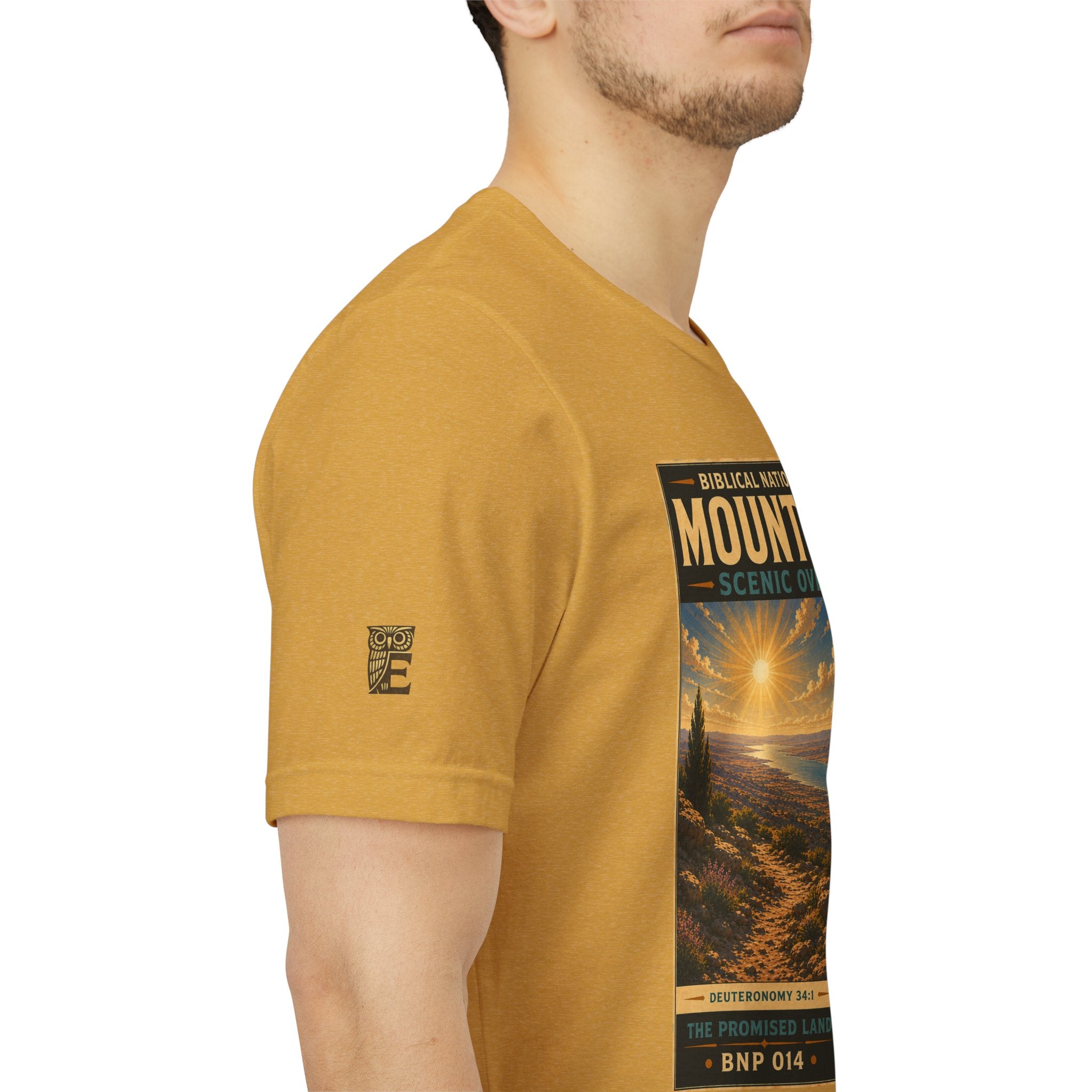 Biblical National Parks Collection III- The Promised Land #014/018 Deuteronomy 34:1 | Vintage nature poster Tee | Biblical national parks graphic shirt