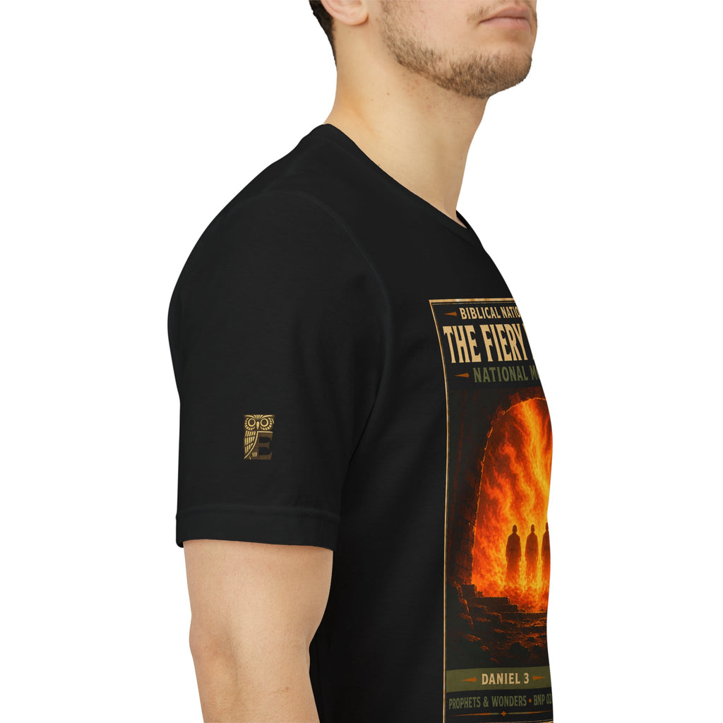 Biblical National Parks Collection V- Prophets & Wonders #028/030 Daniel 3 | Vintage nature poster Tee | Biblical national parks graphic shirt