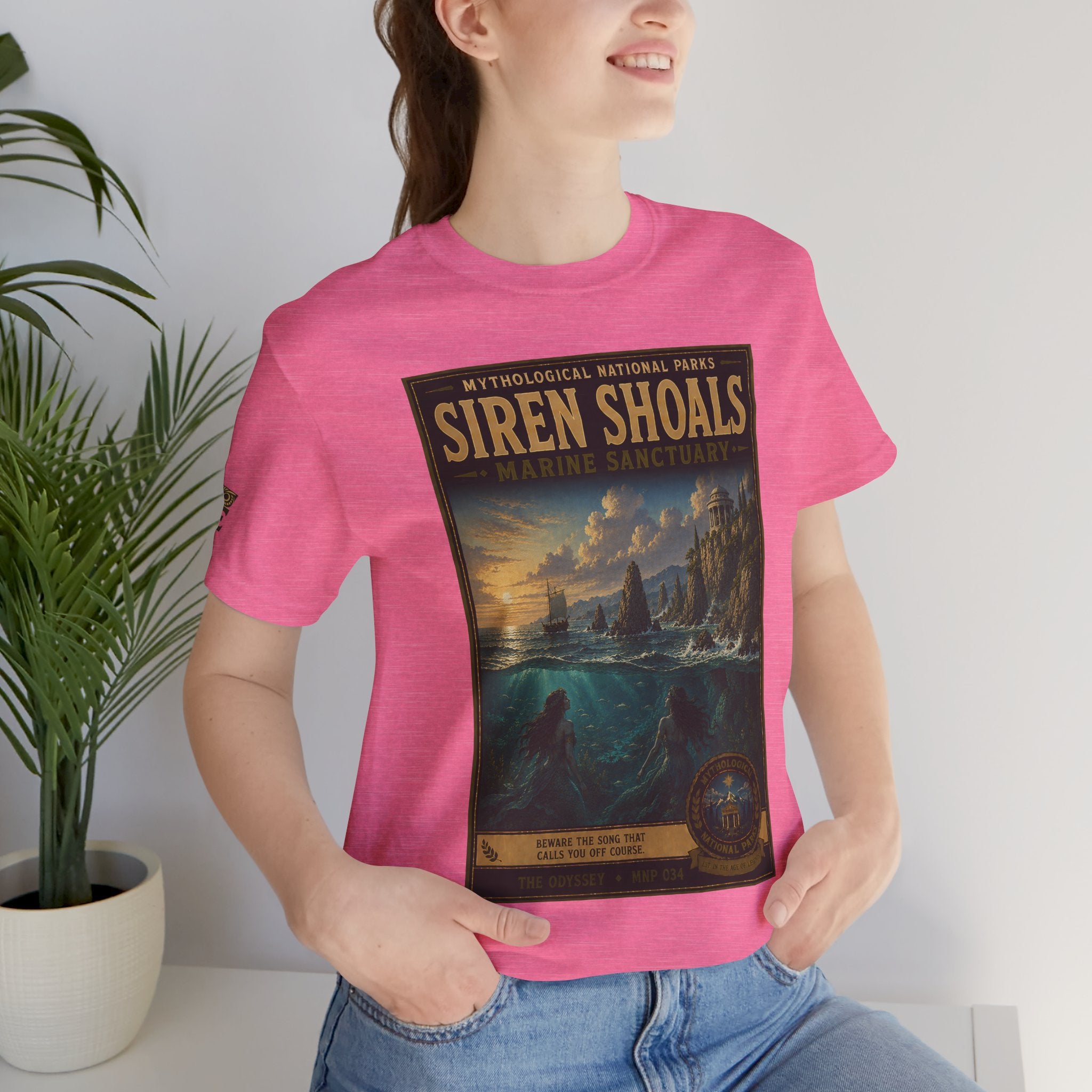 Mythological National Parks Collection IV- #034-038 - THE ODYSSEY | Vintage nature poster Tee | Mythological National Parks graphic shirt
