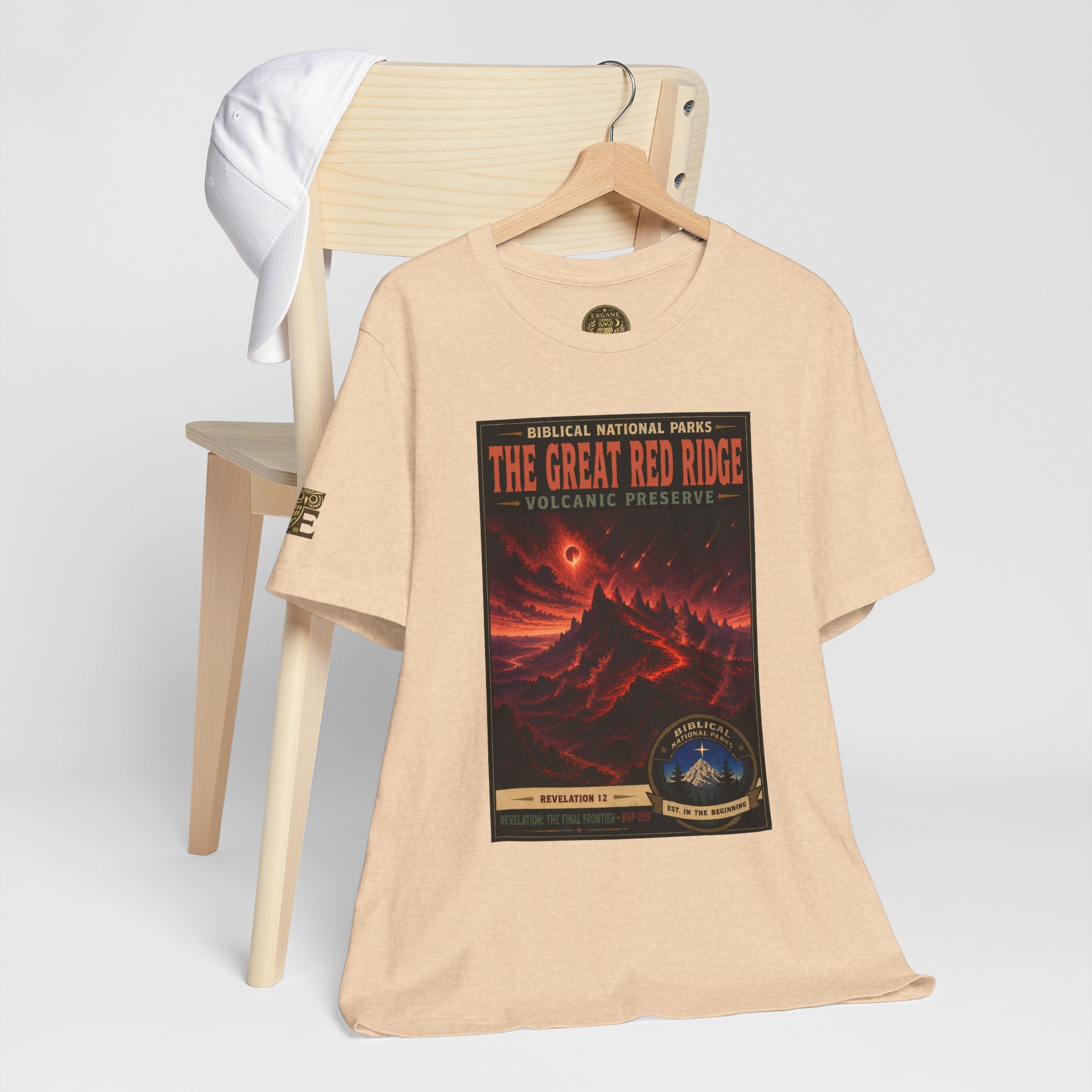 Biblical National Parks Collection X- #059/061 - Revelation: The Final Frontier | Revelation 12 | Vintage nature poster Tee | Biblical national parks graphic shirt