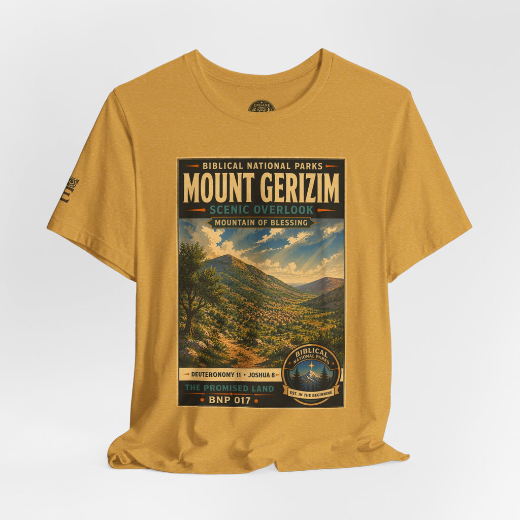 Biblical National Parks Collection III- The Promised Land #017/018 Joshua 8 | Vintage nature poster Tee | Biblical national parks graphic shirt