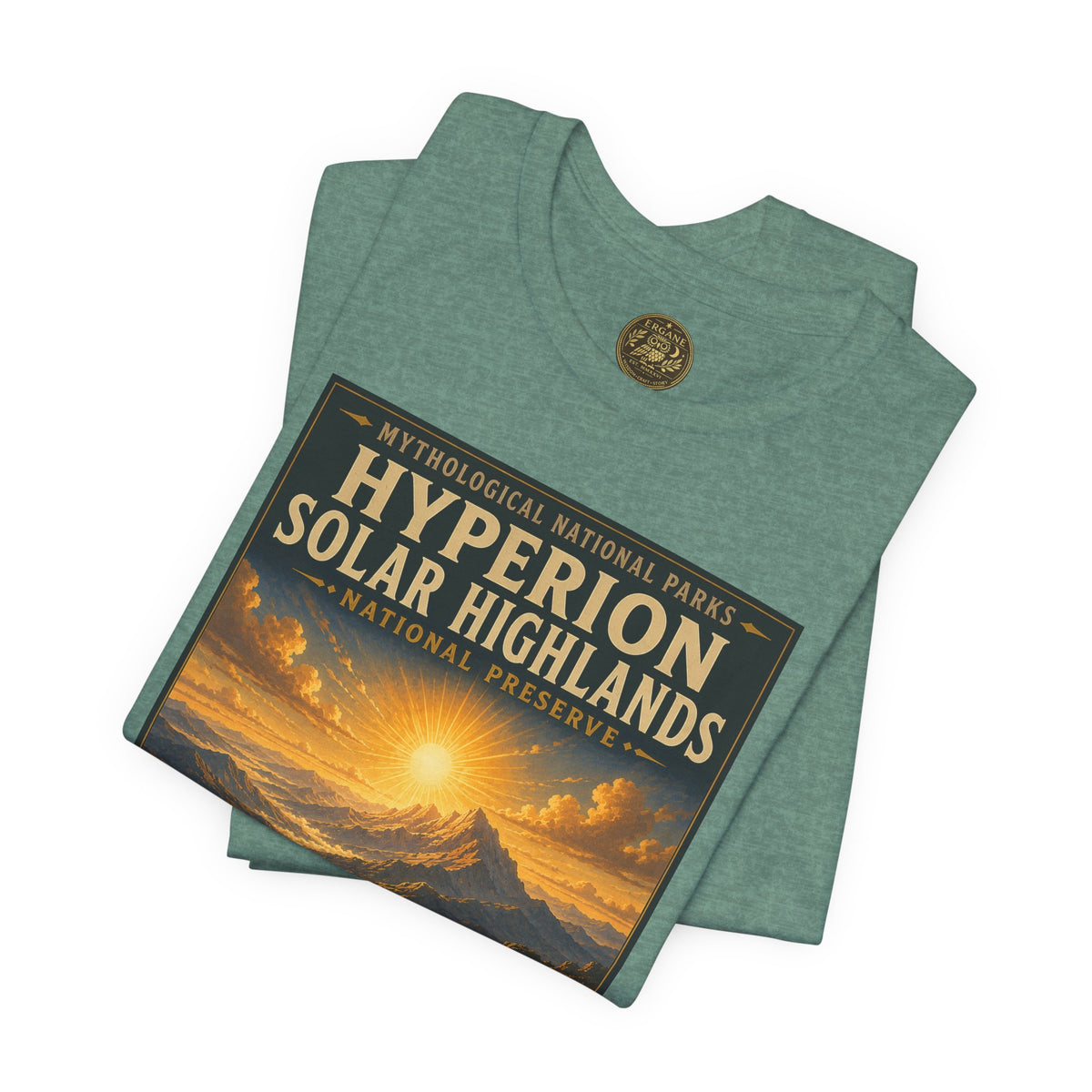 Mythological National Parks COLLECTION V- #041-050 TITANS & PRIMORDIAL REALMS | Vintage nature poster Tee | Mythological National Parks graphic shirt