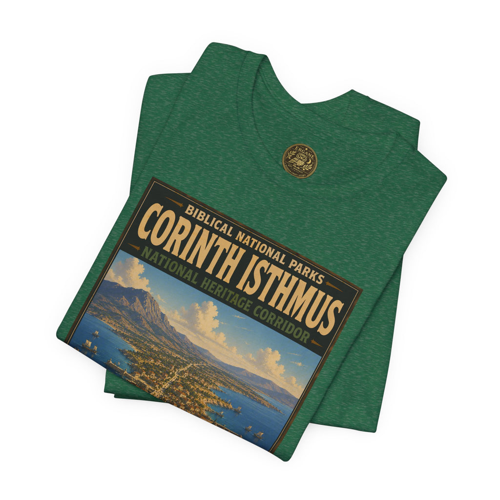 Biblical National Parks Collection VIII- The Apostles' Trails #047/049 | Acts 18 | Vintage nature poster Tee | Biblical national parks graphic shirt