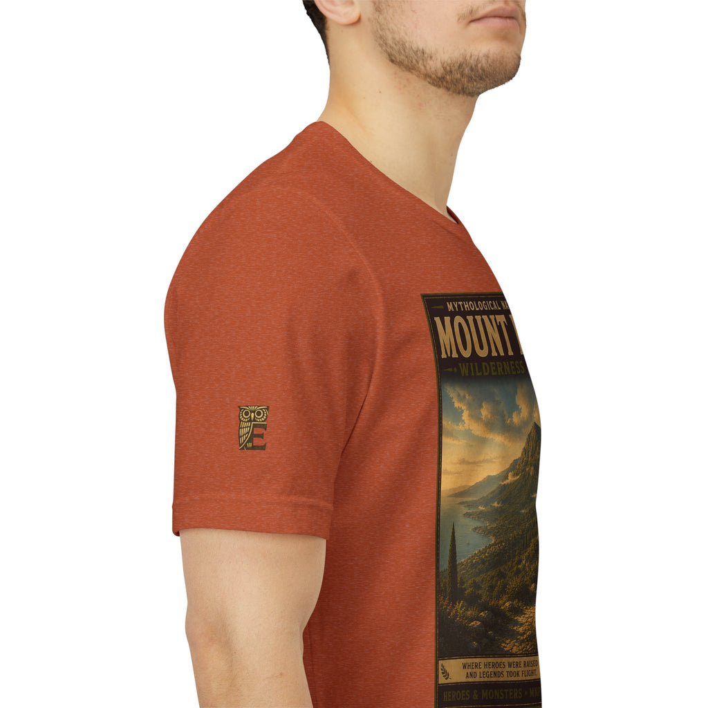 Mythological National Parks Collection III- #027-028 - Heros & Monsters | Vintage nature poster Tee | Mythological National Parks graphic shirt