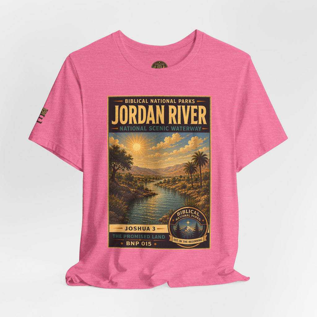 Biblical National Parks Collection III- The Promised Land #015/018 Joshua 3 | Vintage nature poster Tee | Biblical national parks graphic shirt