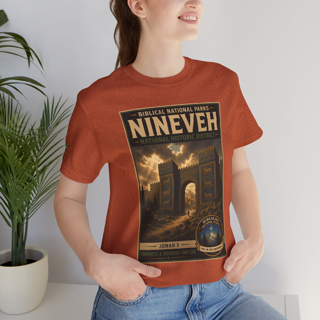 Biblical National Parks Collection V- Prophets & Wonders #029/030 Jonah 3 | Vintage nature poster Tee | Biblical national parks graphic shirt