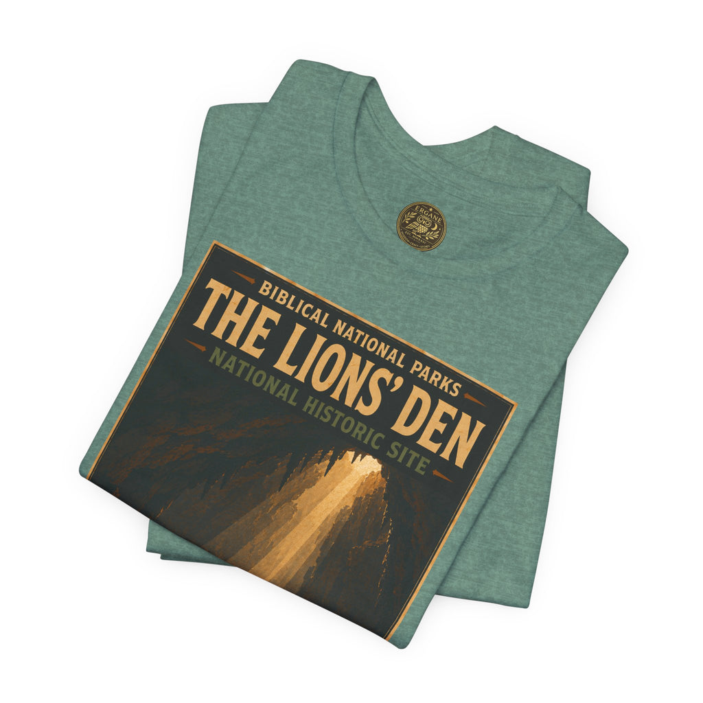 Biblical National Parks Collection V- Prophets & Wonders #027/030 Daniel 6 | Vintage nature poster Tee | Biblical national parks graphic shirt