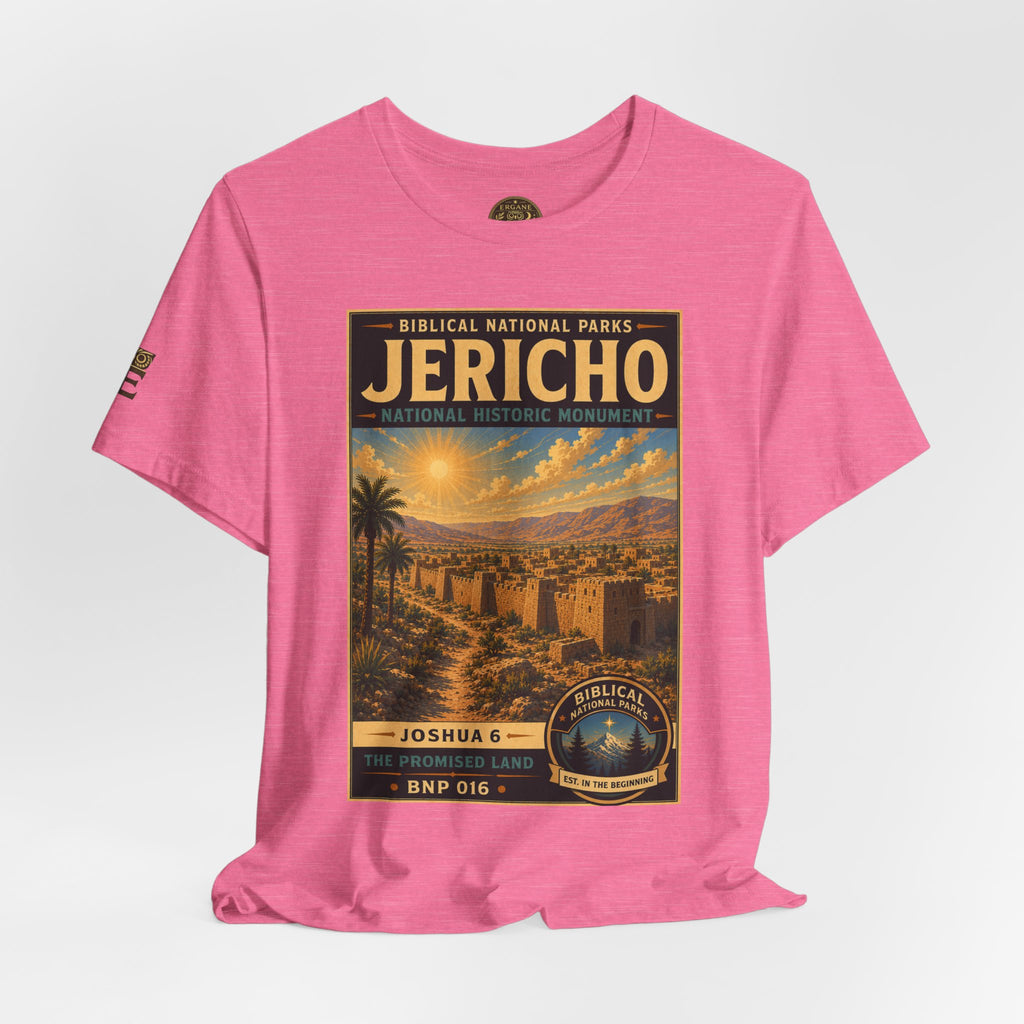 Biblical National Parks Collection III- The Promised Land #016/018 Joshua 6 | Vintage nature poster Tee | Biblical national parks graphic shirt