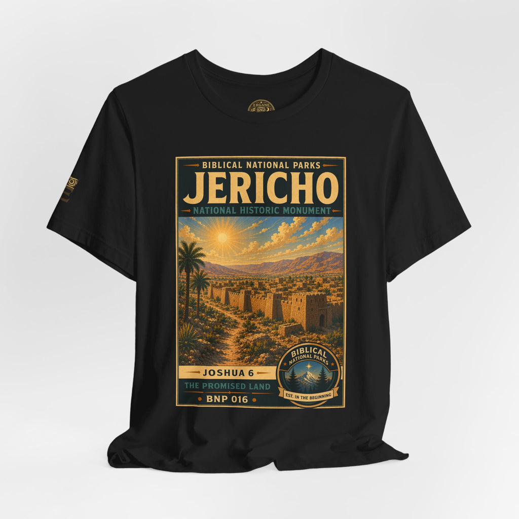 Biblical National Parks Collection III- The Promised Land #016/018 Joshua 6 | Vintage nature poster Tee | Biblical national parks graphic shirt
