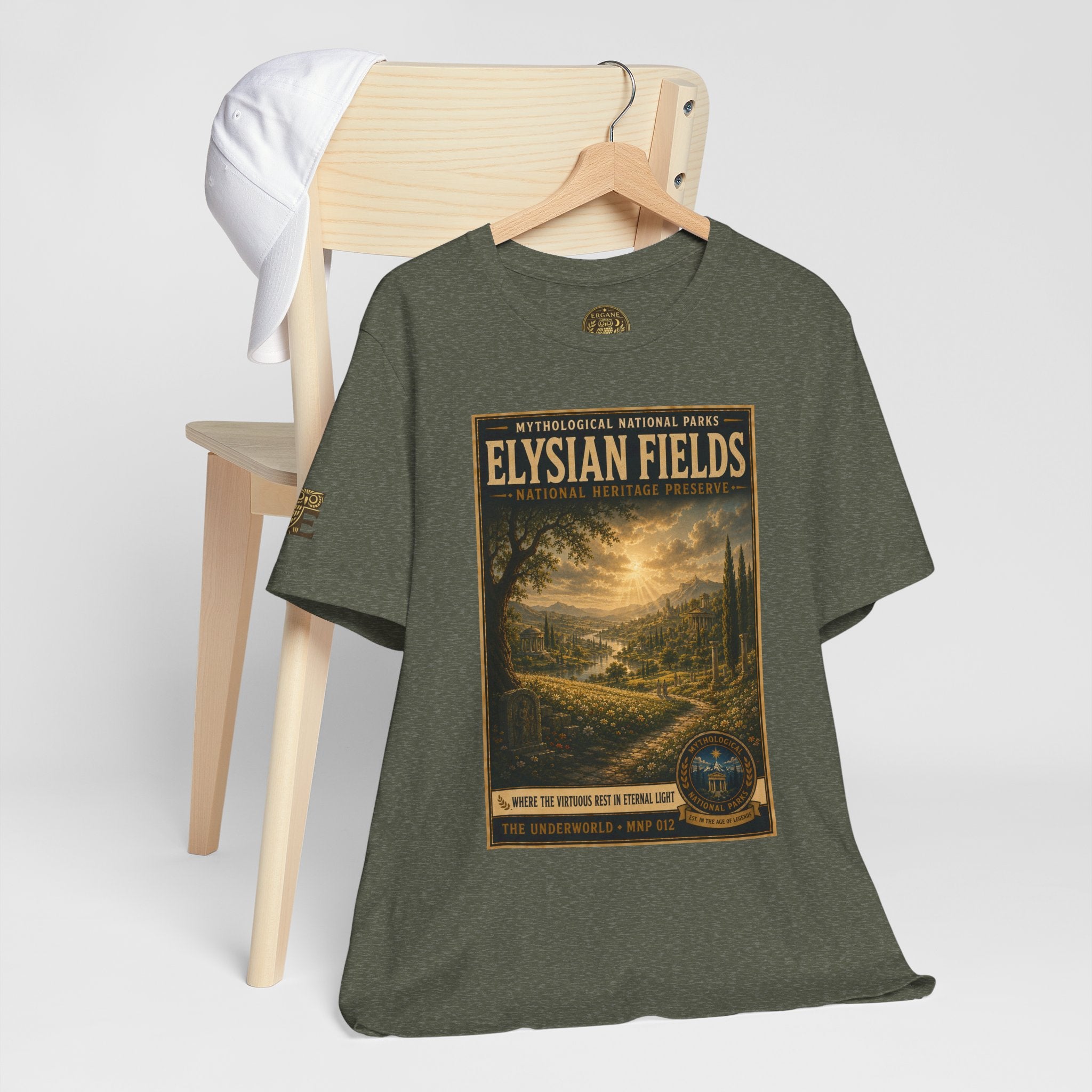 Mythological National Parks Collection II- #012-016 -The Underworld | Vintage nature poster Tee | Mythological National Parks graphic shirt