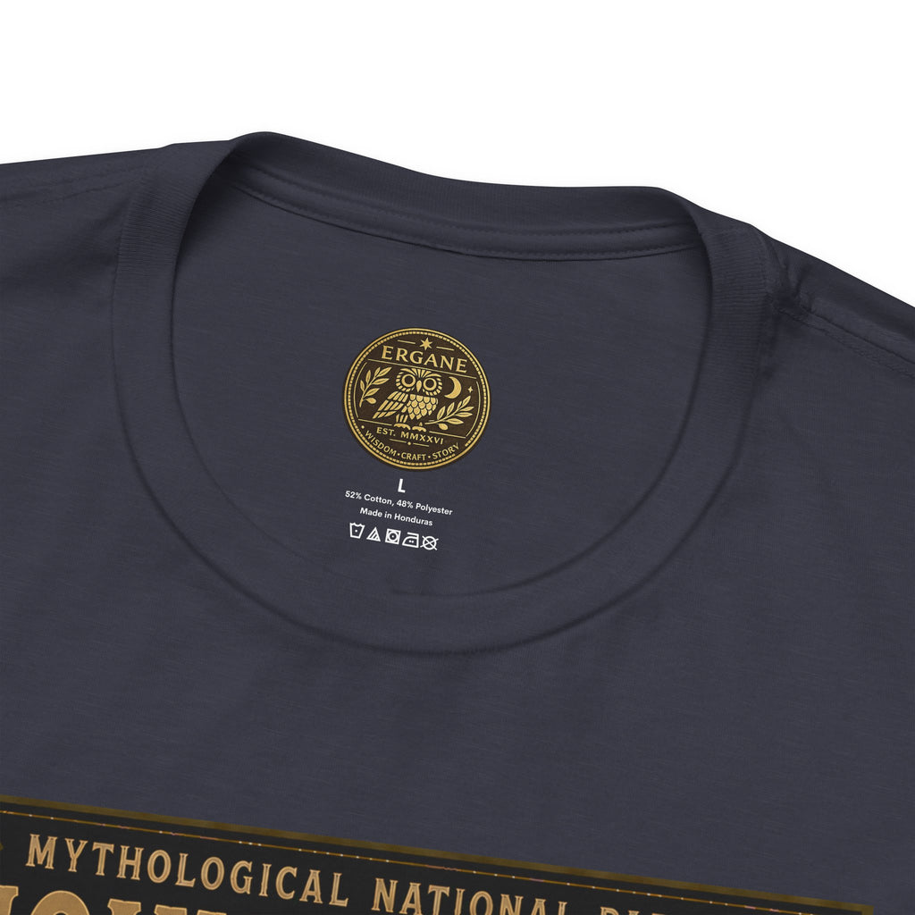 Mythological National Parks Collection III- #027-028 - Heros & Monsters | Vintage nature poster Tee | Mythological National Parks graphic shirt