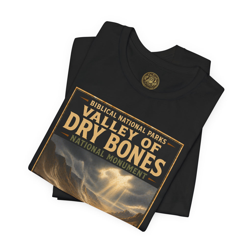 Biblical National Parks Collection V- Prophets & Wonders #026/030 Ezekiel 37  | Vintage nature poster Tee | Biblical national parks graphic shirt