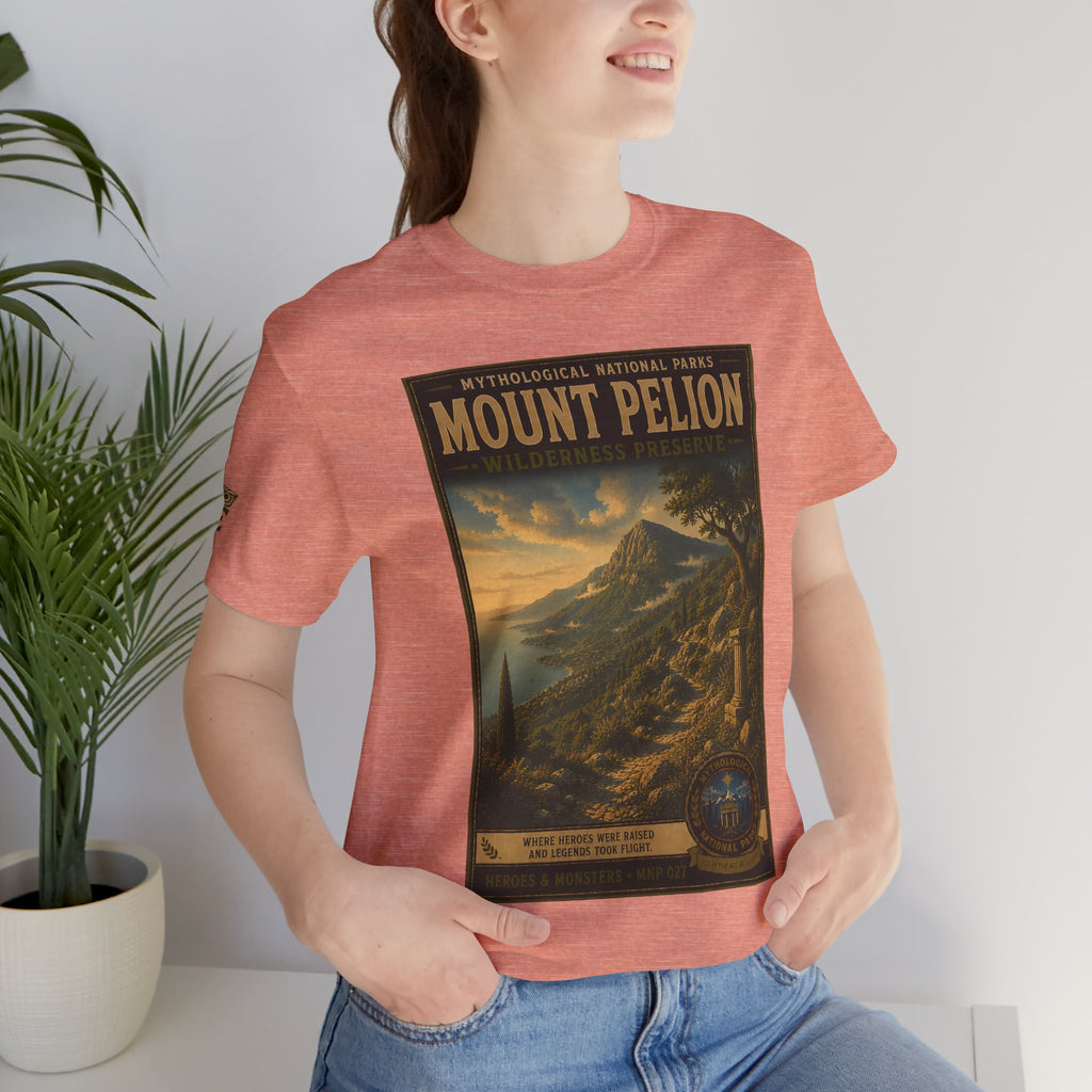 Mythological National Parks Collection III- #027-028 - Heros & Monsters | Vintage nature poster Tee | Mythological National Parks graphic shirt