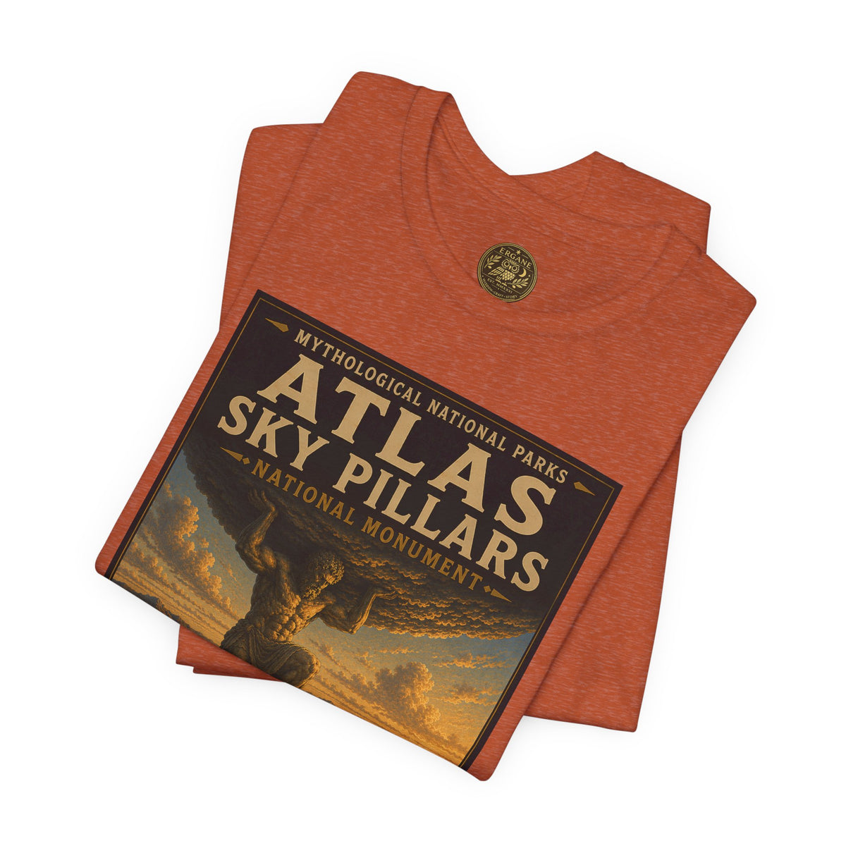 Mythological National Parks COLLECTION V- #044-050 TITANS & PRIMORDIAL REALMS | Vintage nature poster Tee | Mythological National Parks graphic shirt