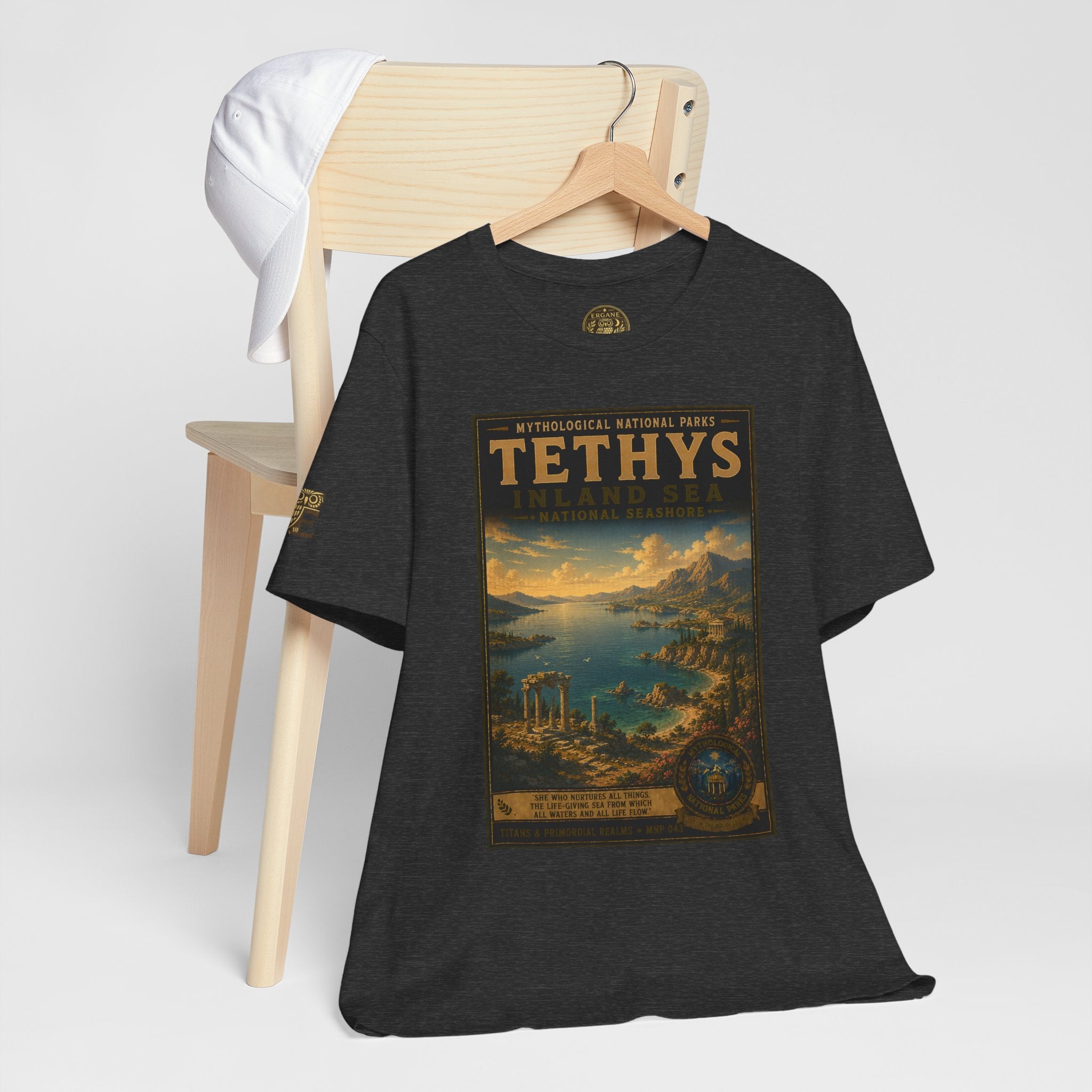 Mythological National Parks COLLECTION V- #043-050 TITANS & PRIMORDIAL REALMS | Vintage nature poster Tee | Mythological National Parks graphic shirt