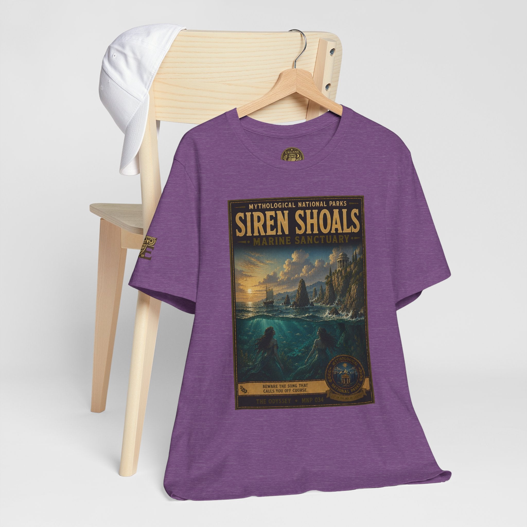 Mythological National Parks Collection IV- #034-038 - THE ODYSSEY | Vintage nature poster Tee | Mythological National Parks graphic shirt