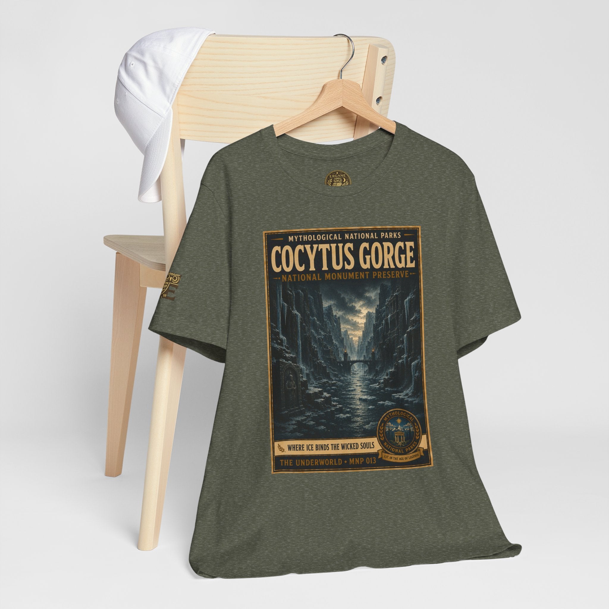 Mythological National Parks Collection II- #013-016 -The Underworld | Vintage nature poster Tee | Mythological National Parks graphic shirt