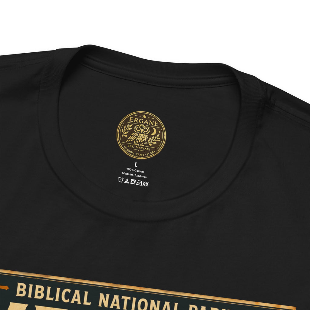 Biblical National Parks Collection II- The Exodus Trail #012/013 Exodus 17: 1-7 | Vintage nature poster Tee | Biblical national parks graphic shirt