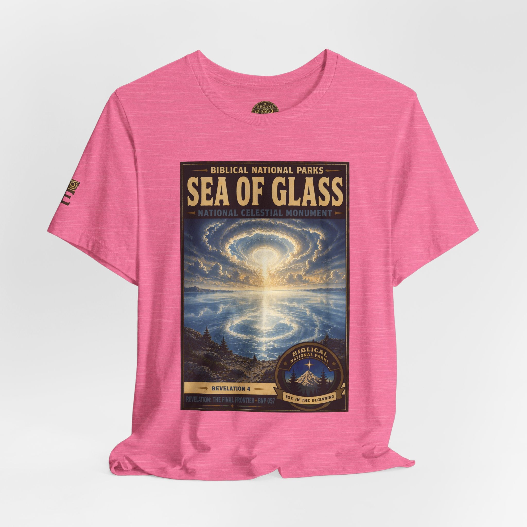 Biblical National Parks Collection X- #057/061 - Revelation: The Final Frontier | Revelation 4 | Vintage nature poster Tee | Biblical national parks graphic shirt