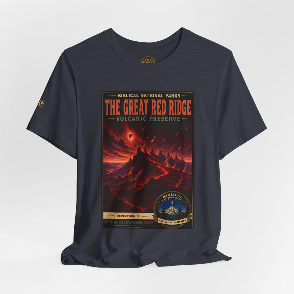 Biblical National Parks Collection X- #059/061 - Revelation: The Final Frontier | Revelation 12 | Vintage nature poster Tee | Biblical national parks graphic shirt