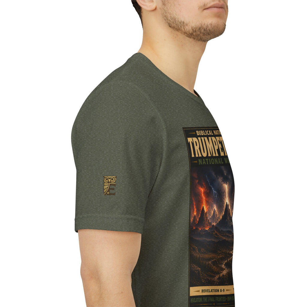 Biblical National Parks Collection X- #058/061 - Revelation: The Final Frontier | Revelation 8-9 | Vintage nature poster Tee | Biblical national parks graphic shirt