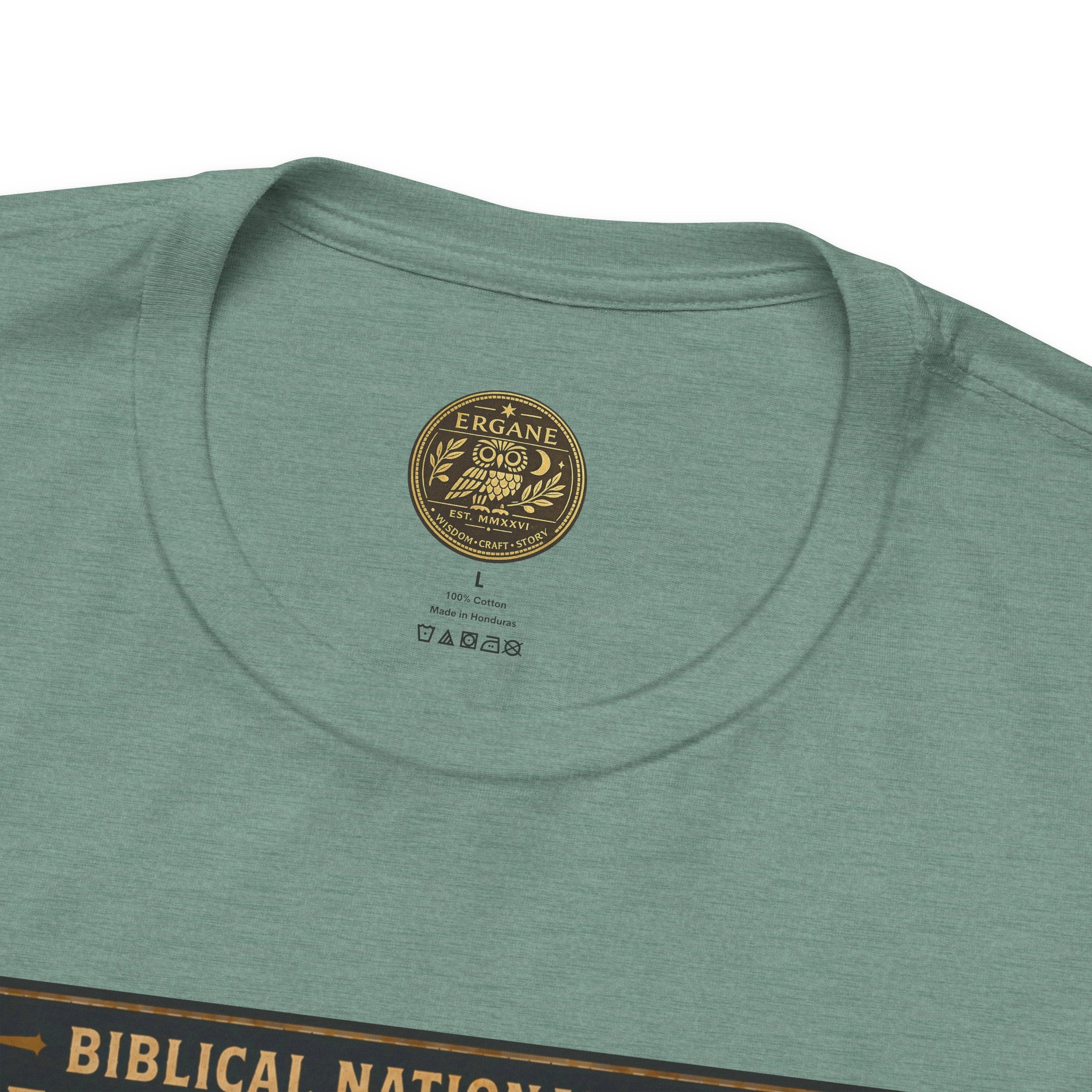 Biblical National Parks Collection V- Prophets & Wonders #030/030 Jonah 1-2 | Vintage nature poster Tee | Biblical national parks graphic shirt