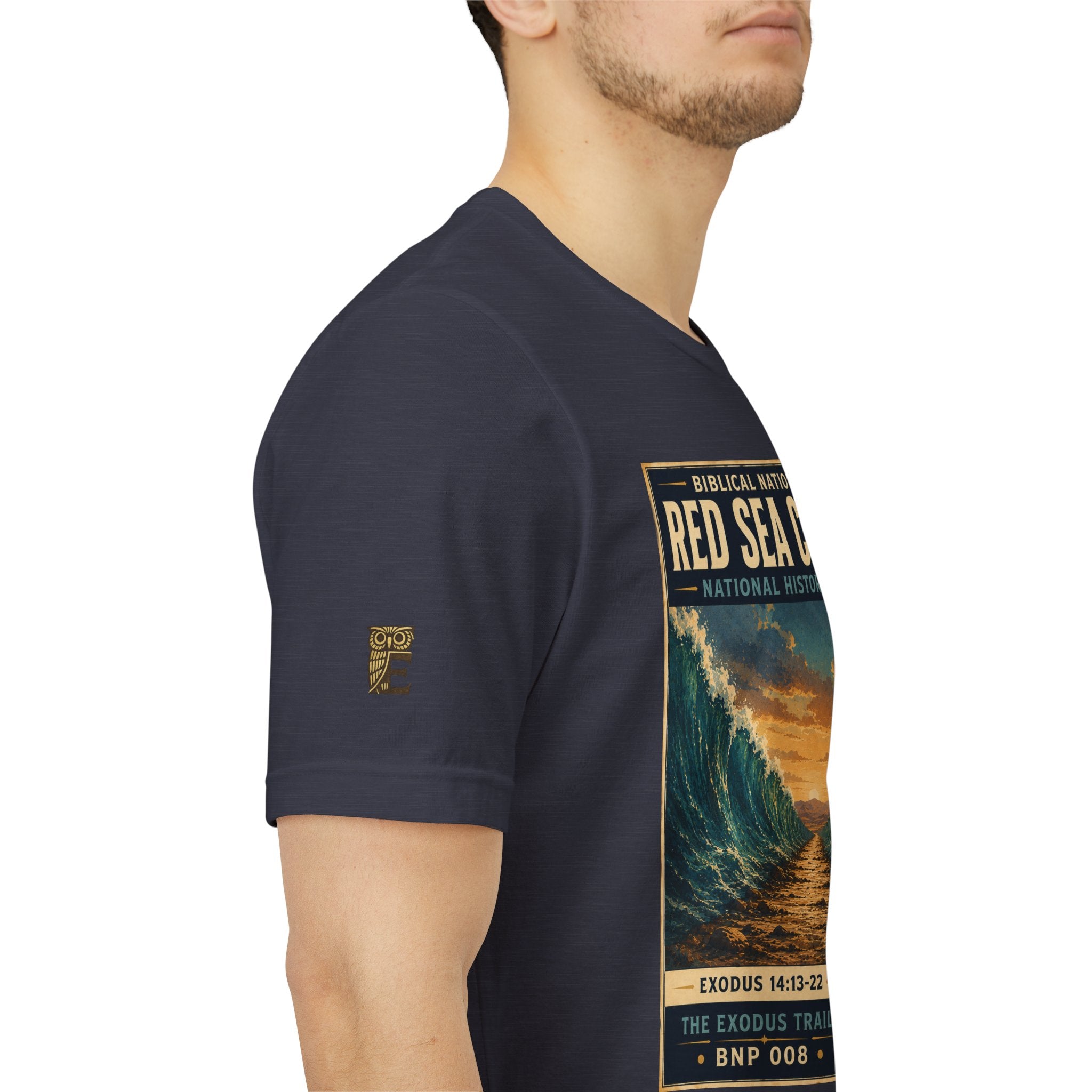 Biblical National Parks Collection II- The Exodus Trail #008/013 Exodus 14: 13-22 | Vintage nature poster Tee | Biblical national parks graphic shirt