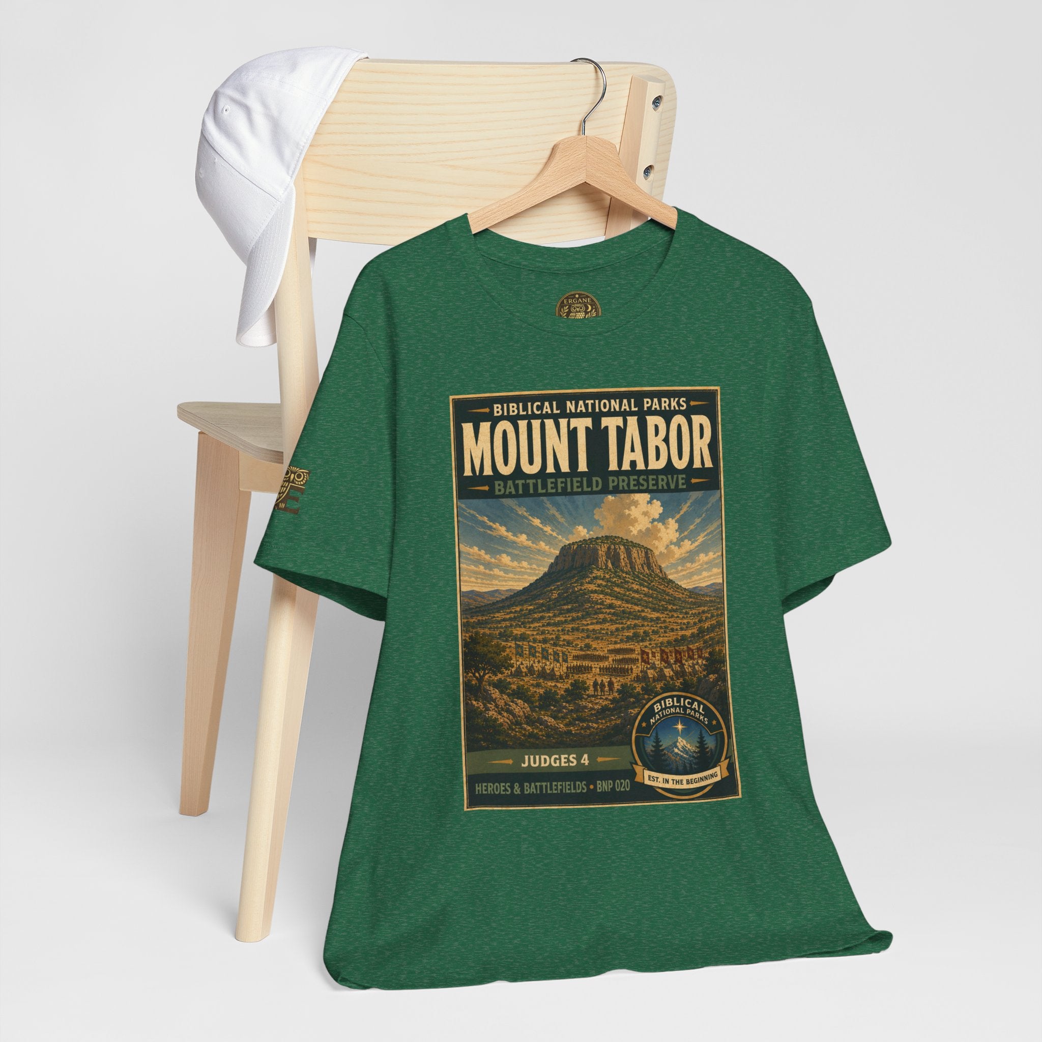 Biblical National Parks Collection IV- Heros & Battlefields #020/023 Judges 4 | Vintage nature poster Tee | Biblical national parks graphic shirt
