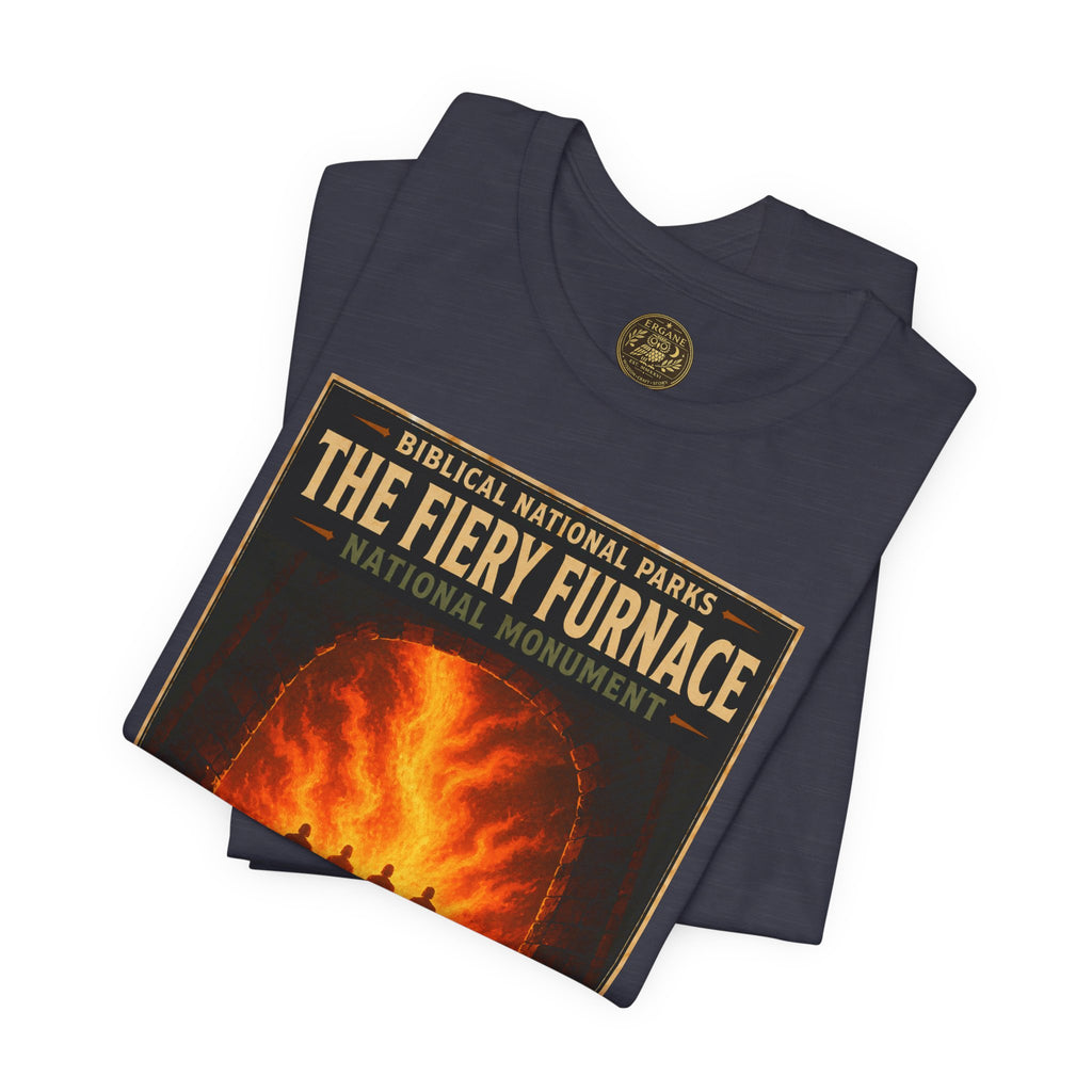 Biblical National Parks Collection V- Prophets & Wonders #028/030 Daniel 3 | Vintage nature poster Tee | Biblical national parks graphic shirt