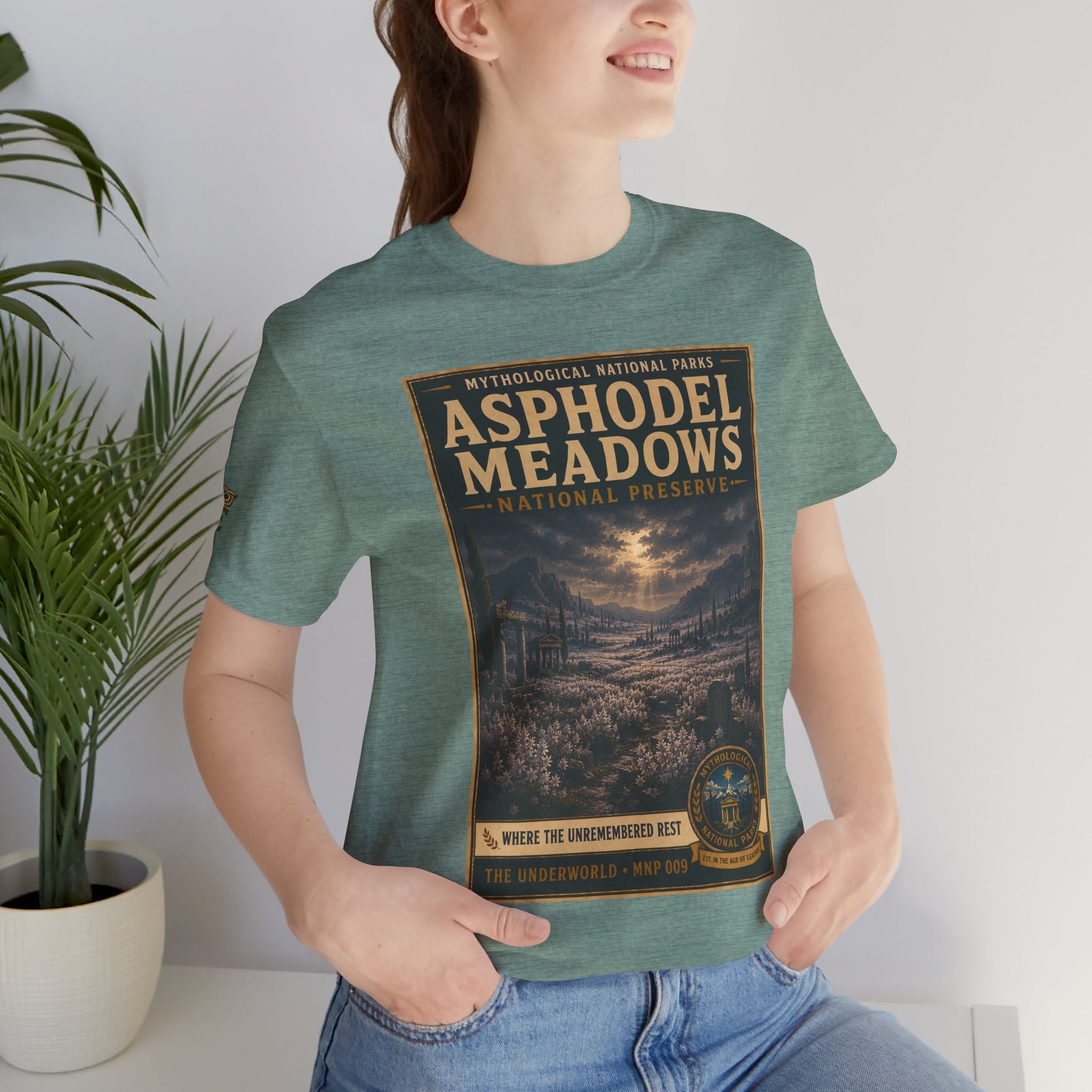 Mythological National Parks Collection II- #009-016 -The Underworld | Vintage nature poster Tee | Mythological National Parks graphic shirt