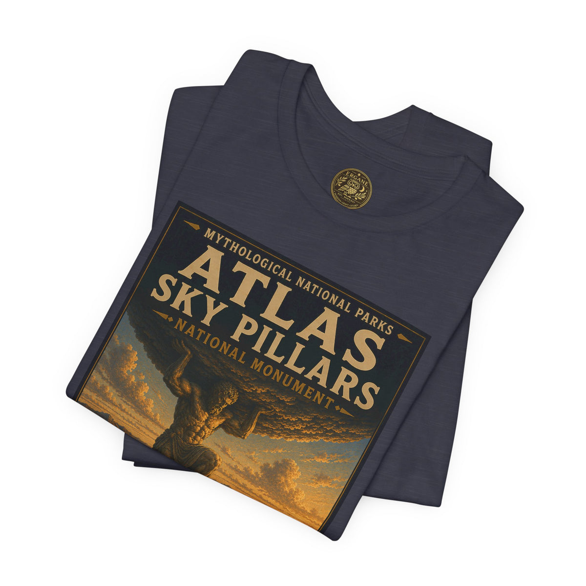 Mythological National Parks COLLECTION V- #044-050 TITANS & PRIMORDIAL REALMS | Vintage nature poster Tee | Mythological National Parks graphic shirt