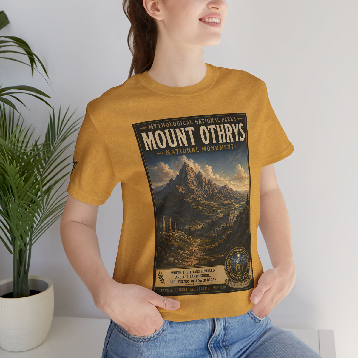 Mythological National Parks COLLECTION V- #039-050 TITANS & PRIMORDIAL REALMS | Vintage nature poster Tee | Mythological National Parks graphic shirt