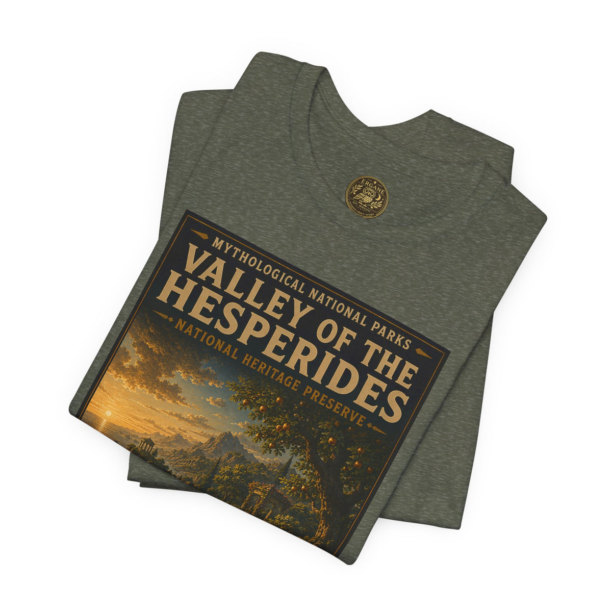 Mythological National Parks COLLECTION V- #047-050 TITANS & PRIMORDIAL REALMS | Vintage nature poster Tee | Mythological National Parks graphic shirt