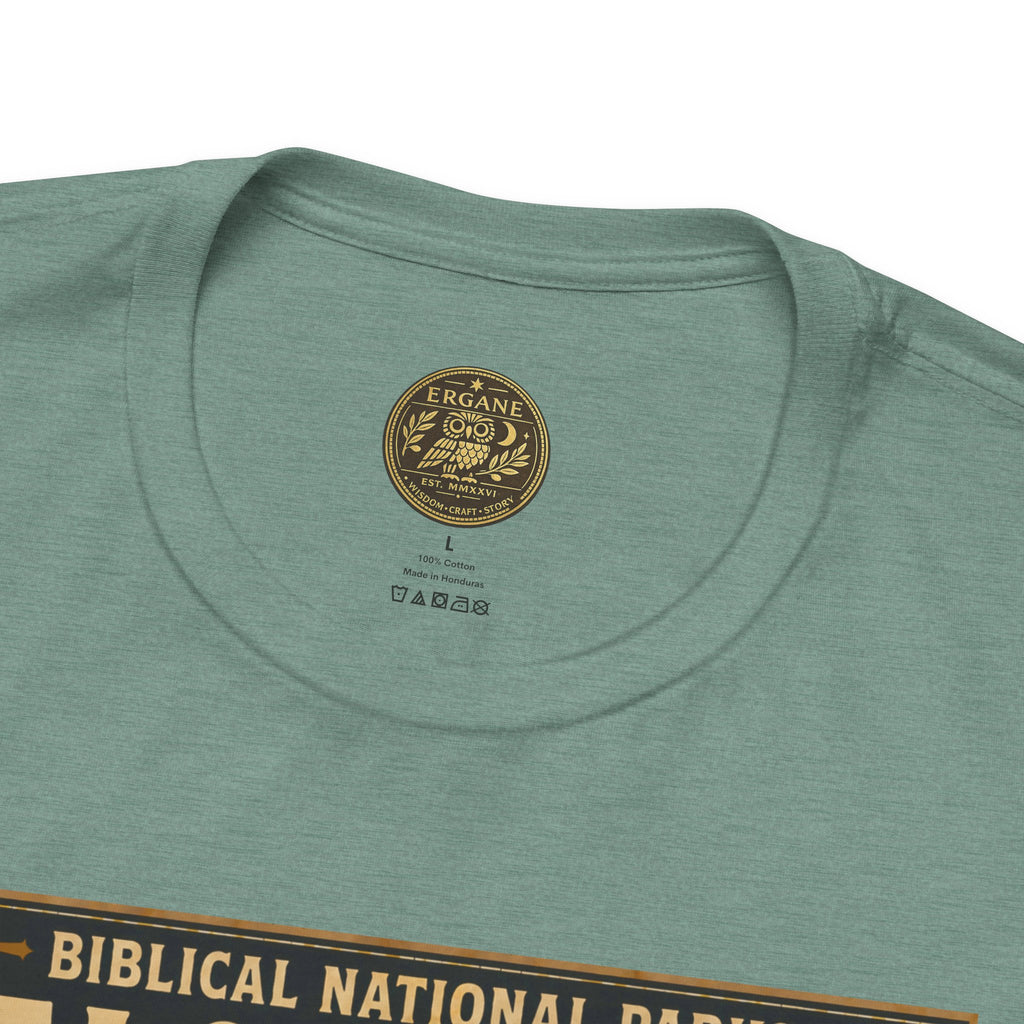 Biblical National Parks Collection VI- Galilee #031/035 Matthew 4 & Mark 1 | Vintage nature poster Tee | Biblical national parks graphic shirt