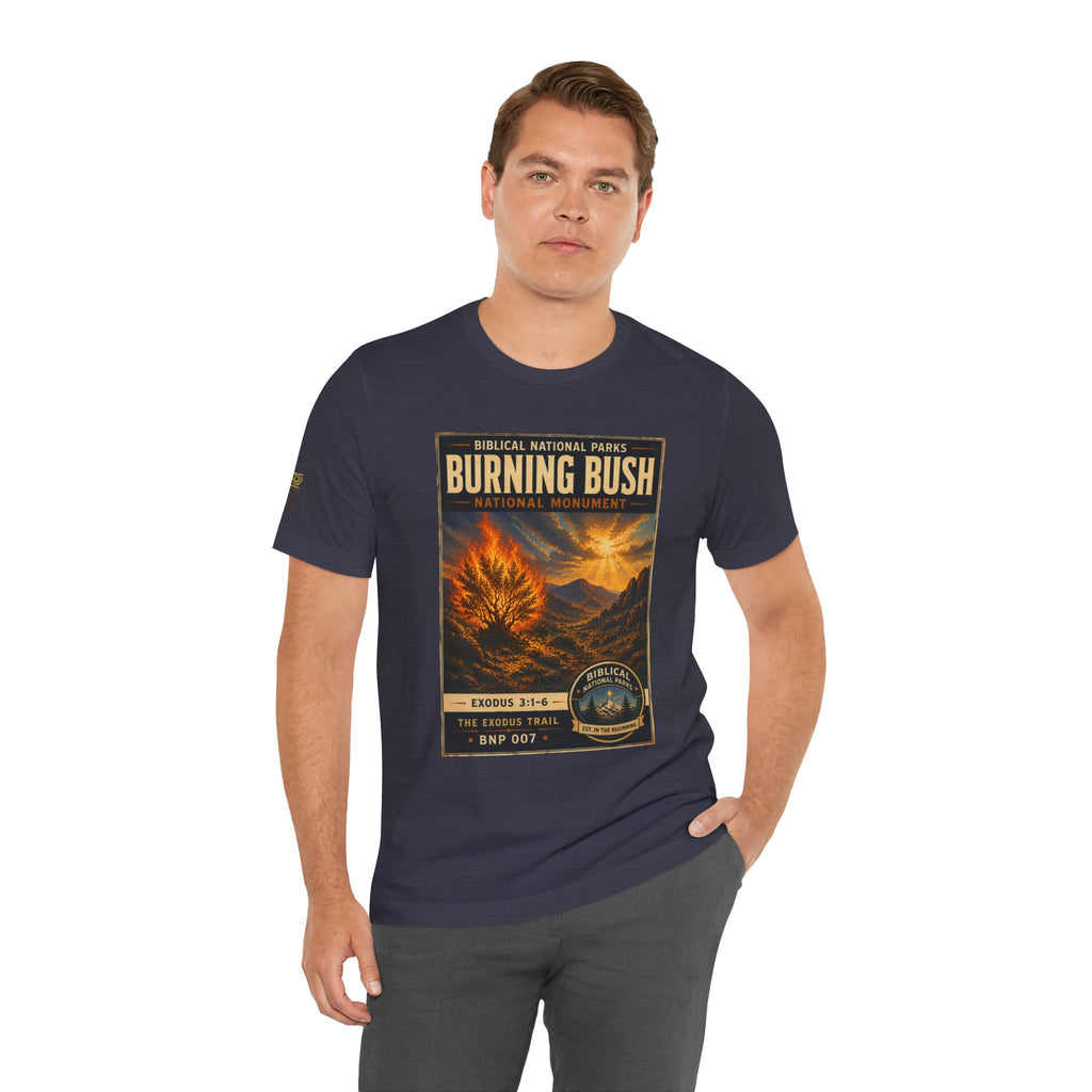 Biblical National Parks Collection II- The Exodus Trail #007/013 Exodus 3: 1-6 | Vintage nature poster Tee | Biblical national parks graphic shirt