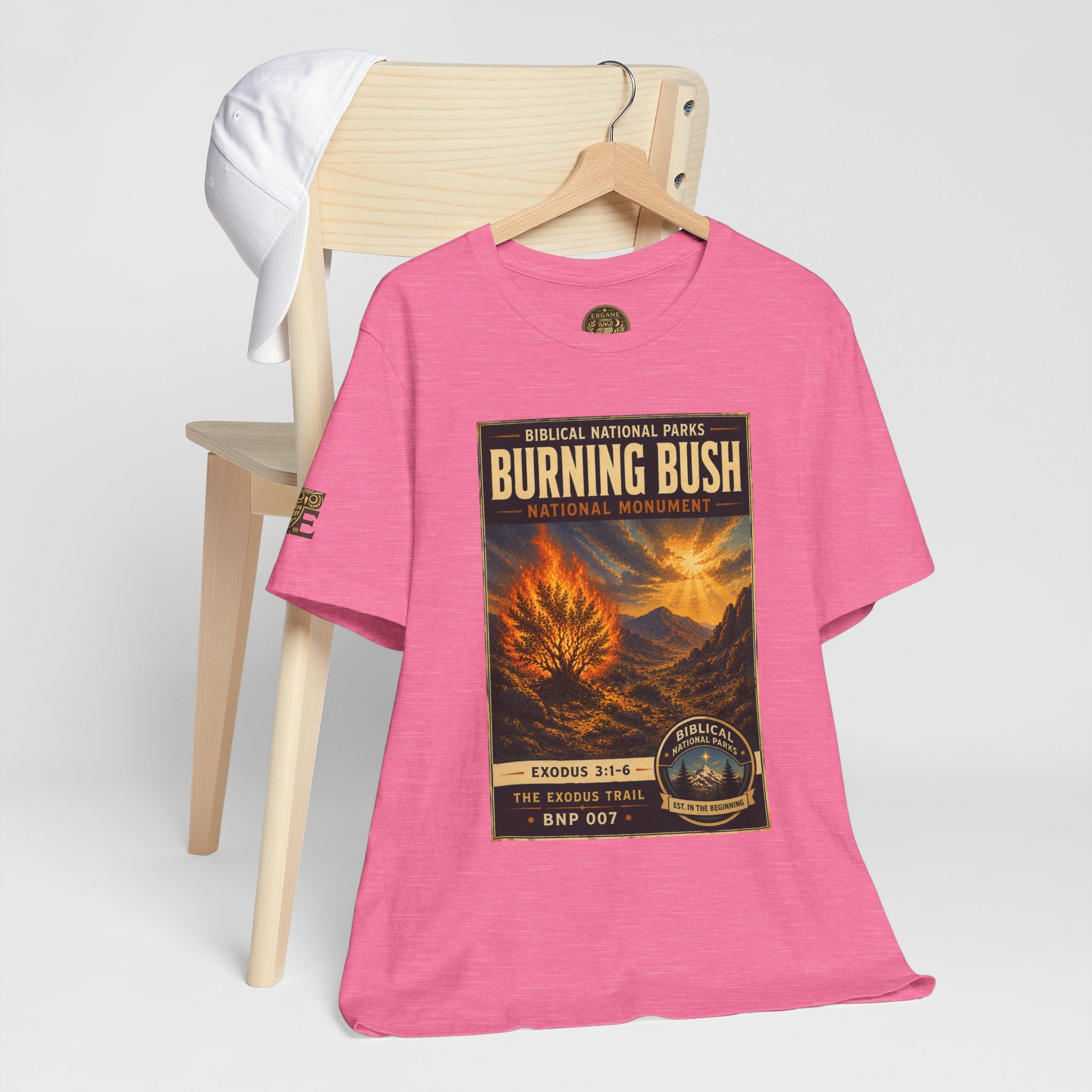 Biblical National Parks Collection II- The Exodus Trail #007/013 Exodus 3: 1-6 | Vintage nature poster Tee | Biblical national parks graphic shirt