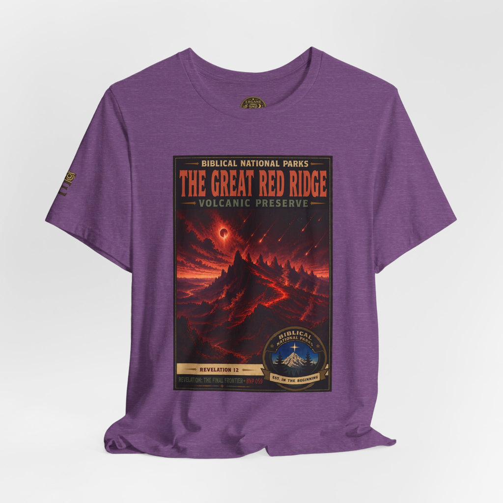 Biblical National Parks Collection X- #059/061 - Revelation: The Final Frontier | Revelation 12 | Vintage nature poster Tee | Biblical national parks graphic shirt