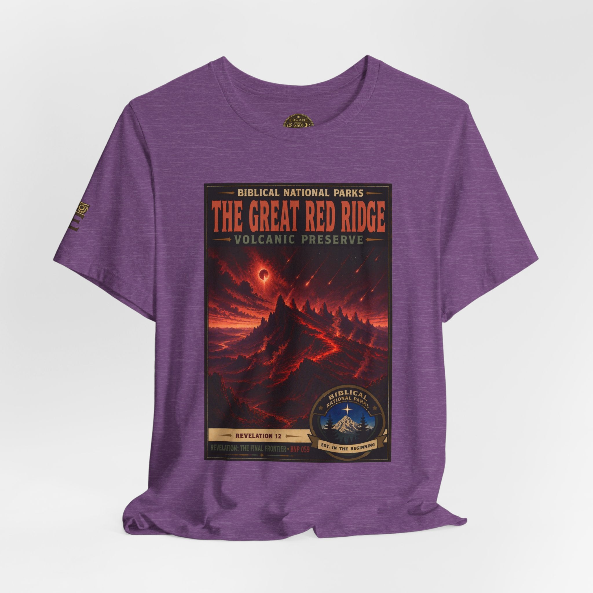Biblical National Parks Collection X- #059/061 - Revelation: The Final Frontier | Revelation 12 | Vintage nature poster Tee | Biblical national parks graphic shirt