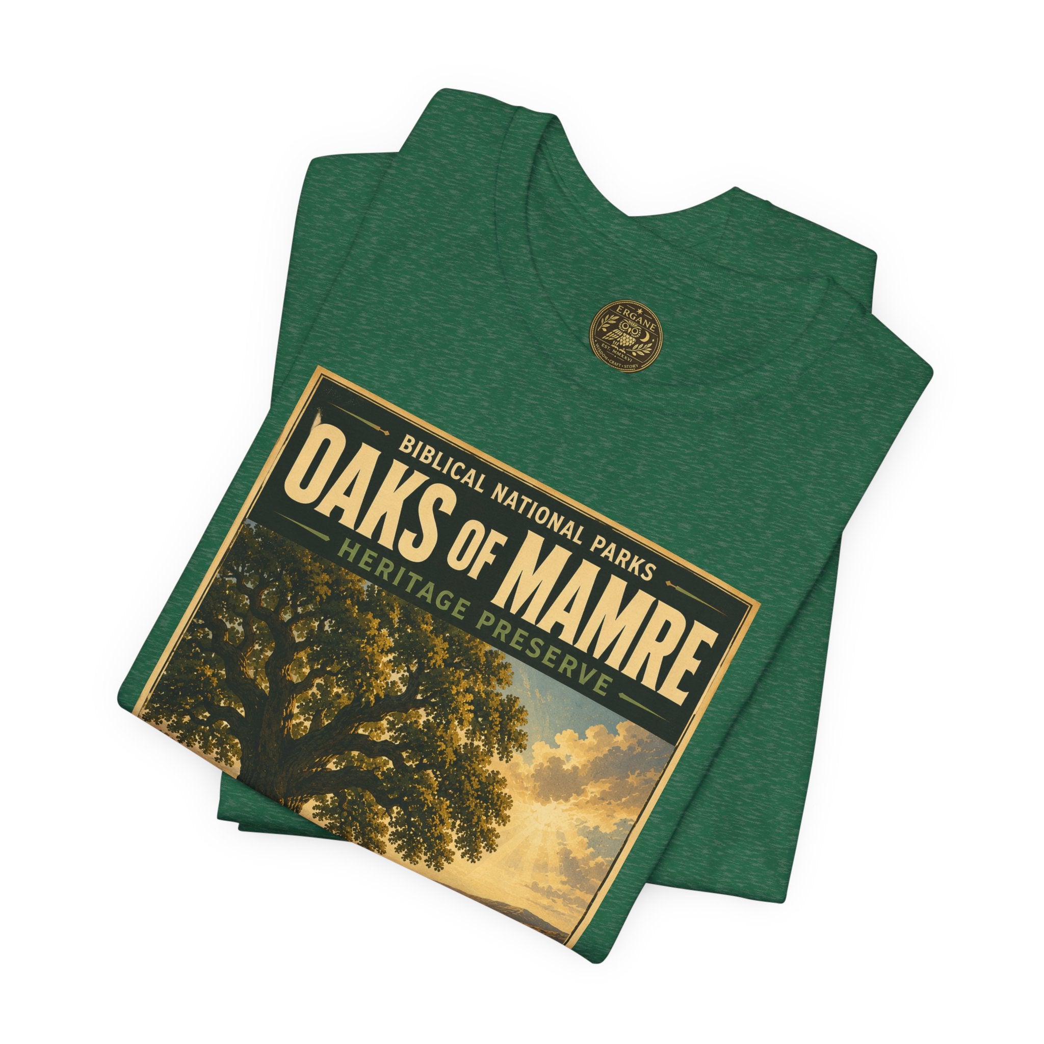 Biblical National Parks Collection I- In The Beginning #005/006 Genesis 13 & 18 | Vintage nature poster Tee | Biblical national parks graphic shirt