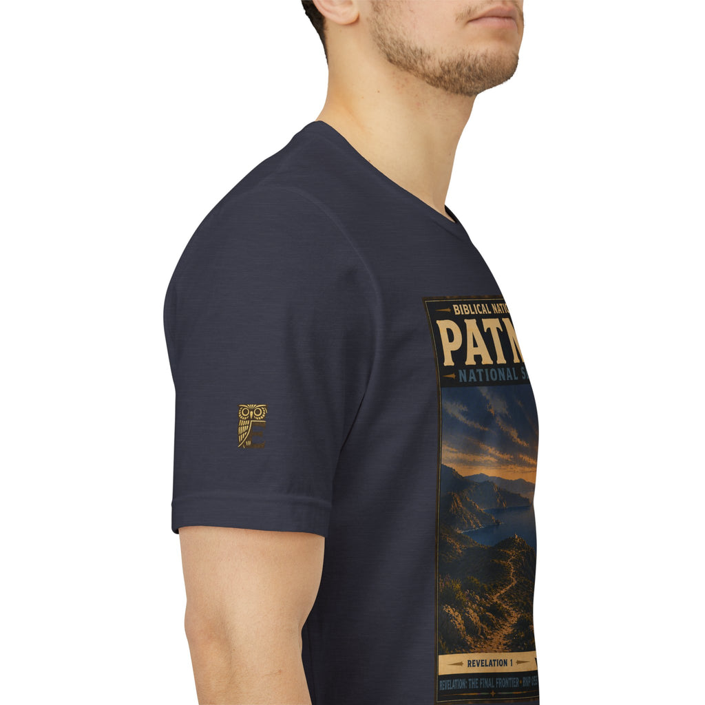 Biblical National Parks Collection X- #055/061 - Revelation: The Final Frontier | Revelation 1 | Vintage nature poster Tee | Biblical national parks graphic shirt
