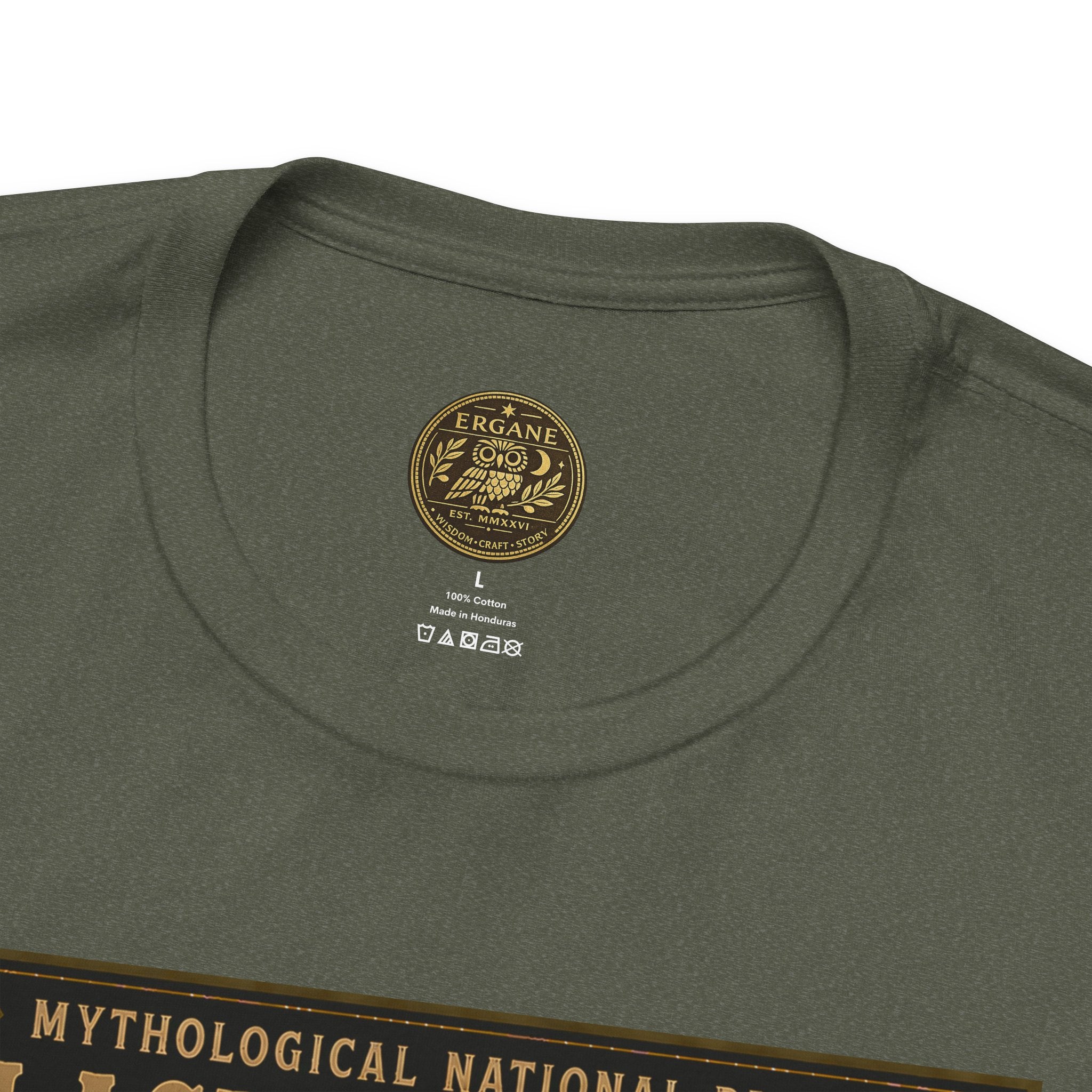 Mythological National Parks Collection III- #028-028 - Heros & Monsters | Vintage nature poster Tee | Mythological National Parks graphic shirt