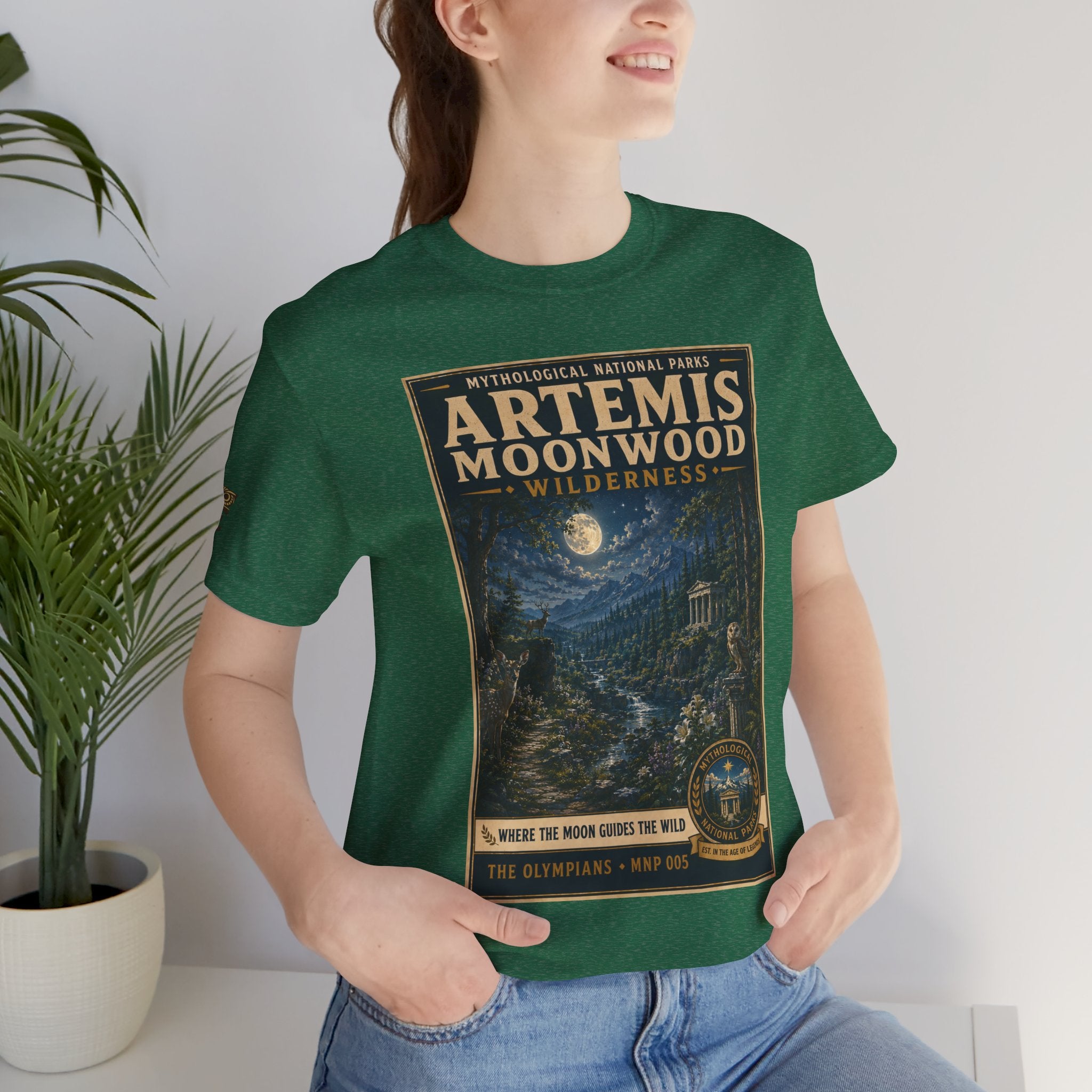 Mythological National Parks Collection I- #005-007 -The Olympians | Vintage nature poster Tee | Mythological National Parks graphic shirt